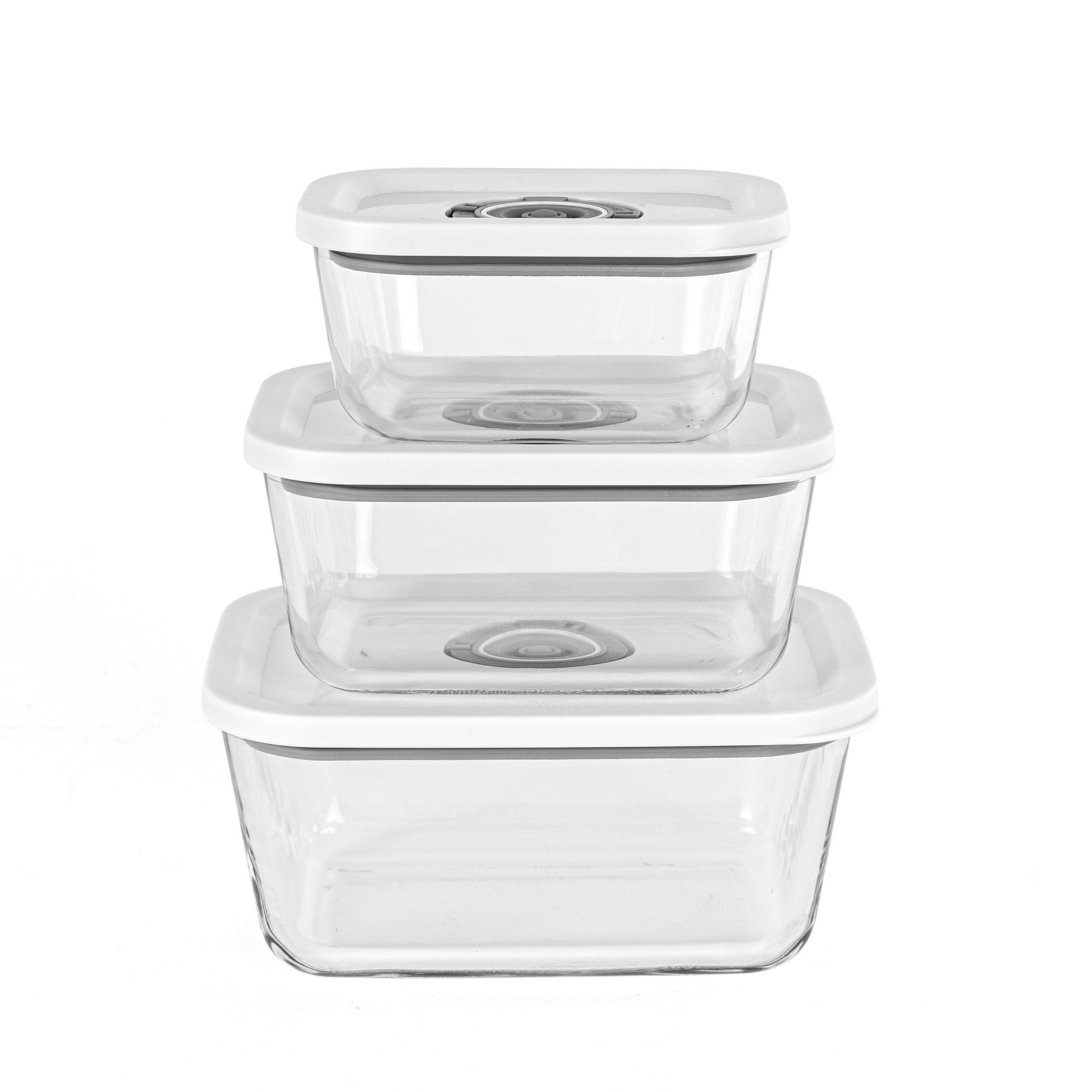 Rommelsbacher Vakuumbehälter "VCG 1" aus hygienischem Borosilikat Glas, BPA-frei und spülmaschinenfest