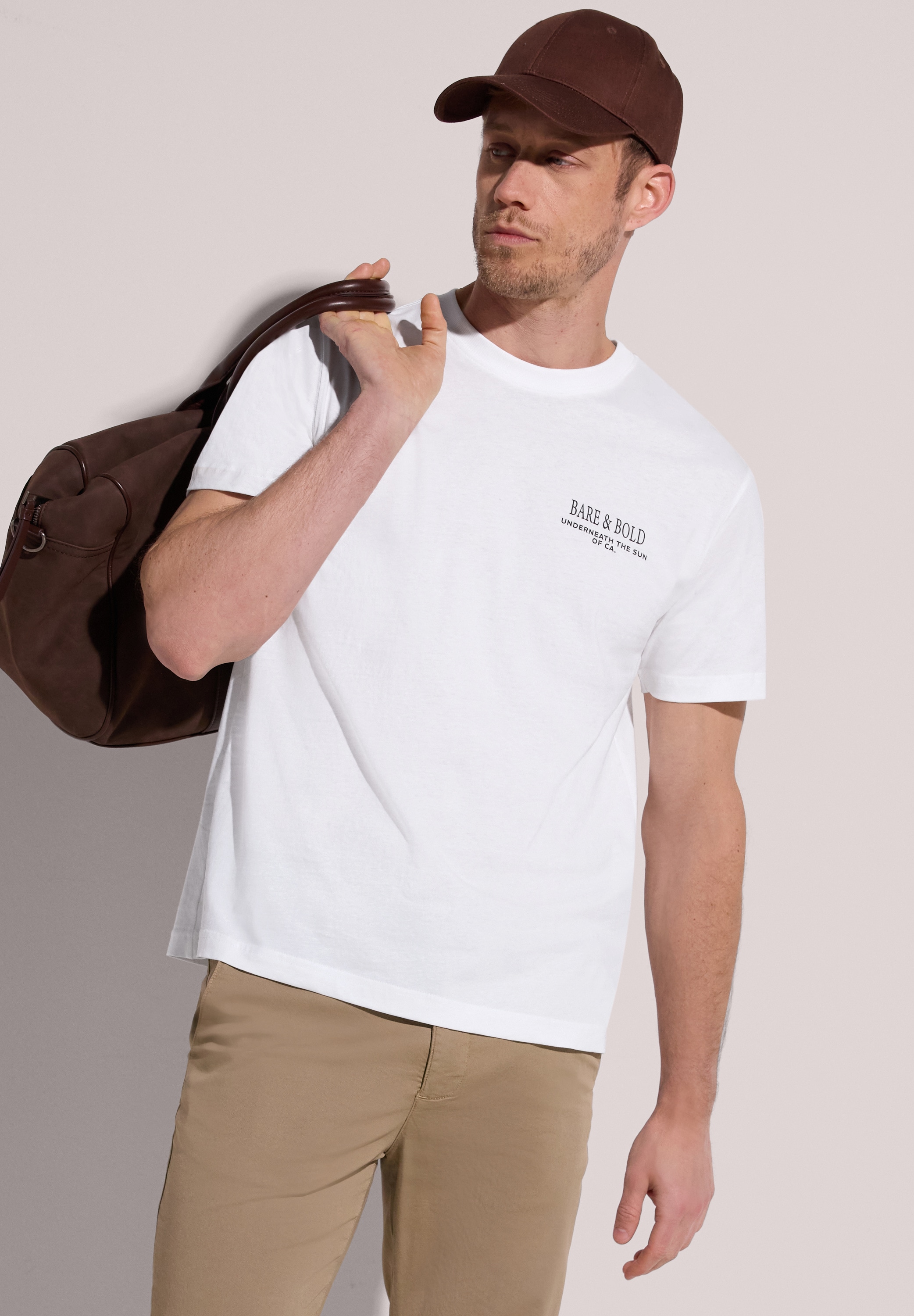 STREET ONE MEN T-Shirt mit Rundhalsausschnitt