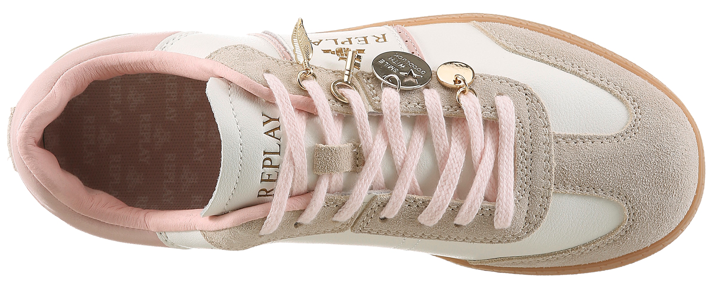 Replay Plateausneaker  Trend-Sneaker, Halbschuh, Schnürschuh mit Schmuckelementen