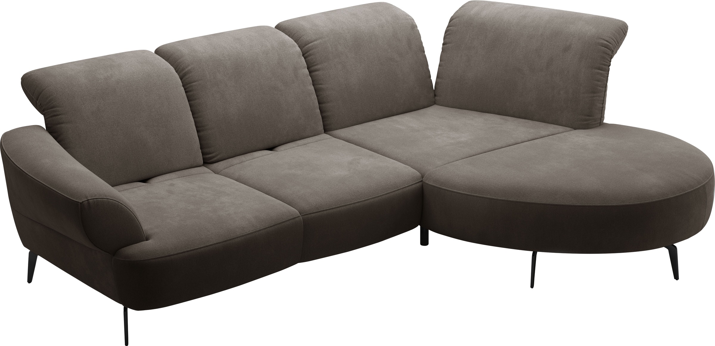 sit&more Ecksofa »Dance«, inkl.System Click&Seat und Sitztiefenverstellung