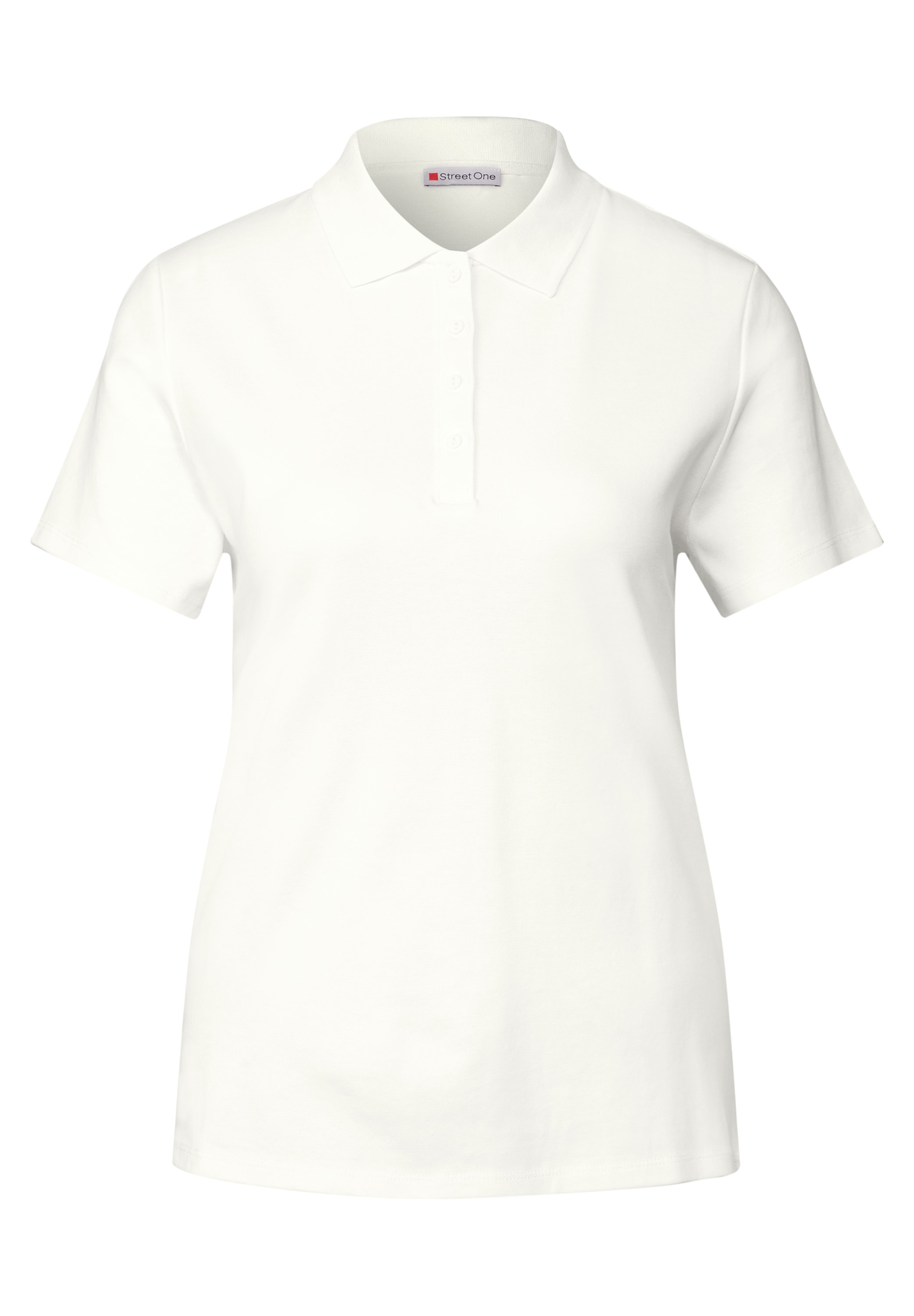 STREET ONE Poloshirt, mit Ripsstruktur