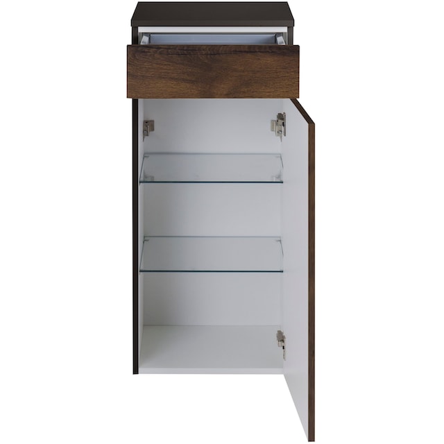 MARLIN Midischrank »3510clarus«, 40 cm breit, Soft-Close-Funktion,  vormontierter Badschrank, Badmöbel | BAUR