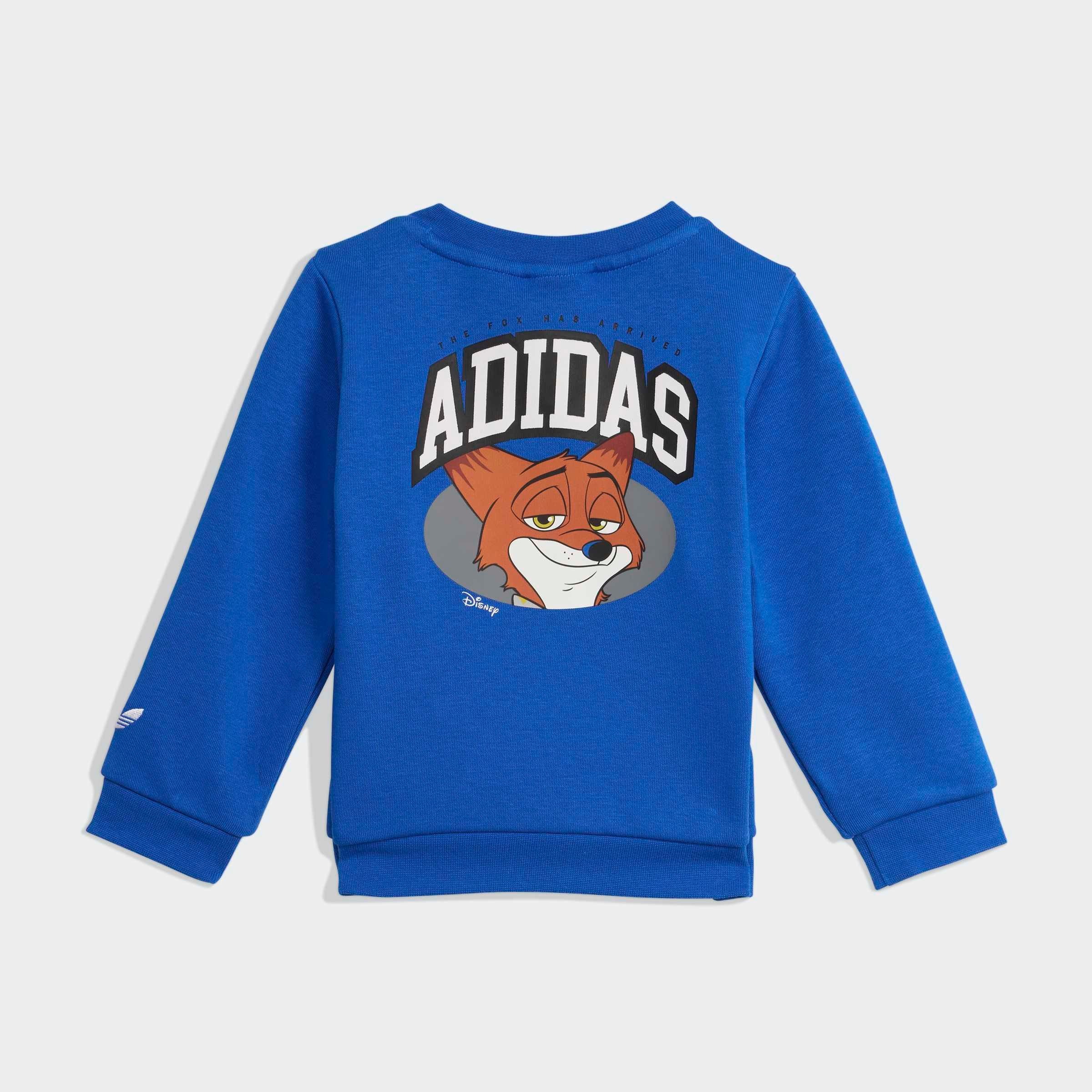 adidas Originals Trainingsanzug "ADIDAS DISNEY CREW SET KINDER" 2 Stk. für Babys, zweiteiliges Set, aus French Terry, pflegeleicht