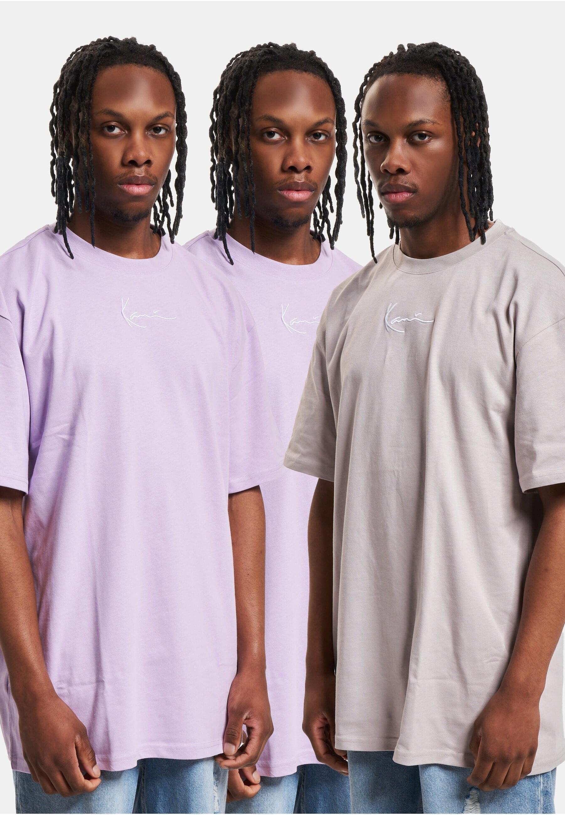 Karl Kani T-Shirt »Karl Kani Herren Small Signature 3-Pack Essential Tee«, (1 tlg.)