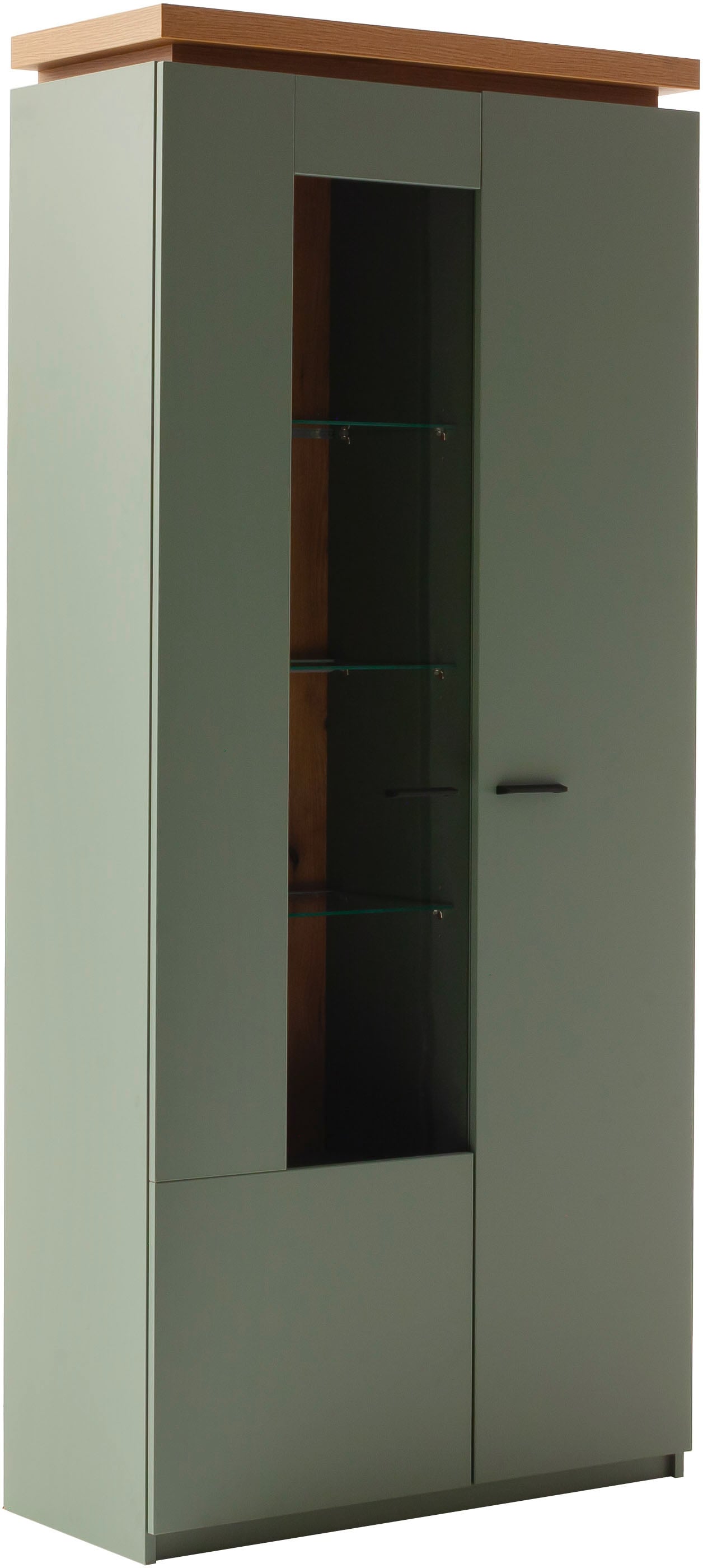 MCA furniture Vitrine "Moniz Kombi-Vitrine" 1 Stk. tlg. Standvitrine,Glasvi günstig online kaufen