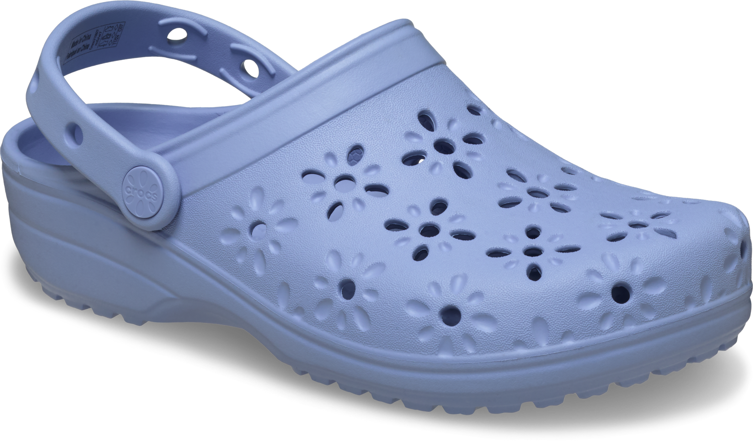 Crocs Clog "Classic Floral Cut Out Clog", Sandale, Sommerschuh, Loafer mit günstig online kaufen