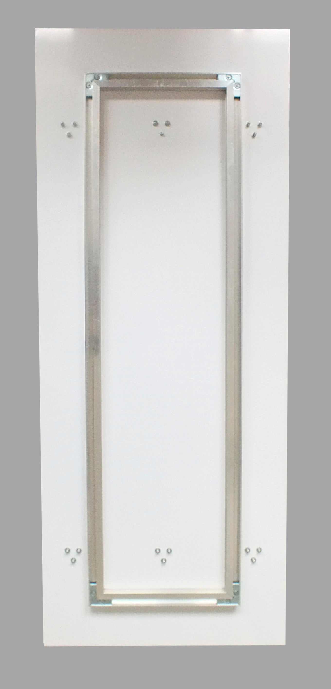 queence Garderobenleiste »Brushed Grey«, Wand Garderobe, wischtechnik, Beton Optik, grau, platzsparend, modern