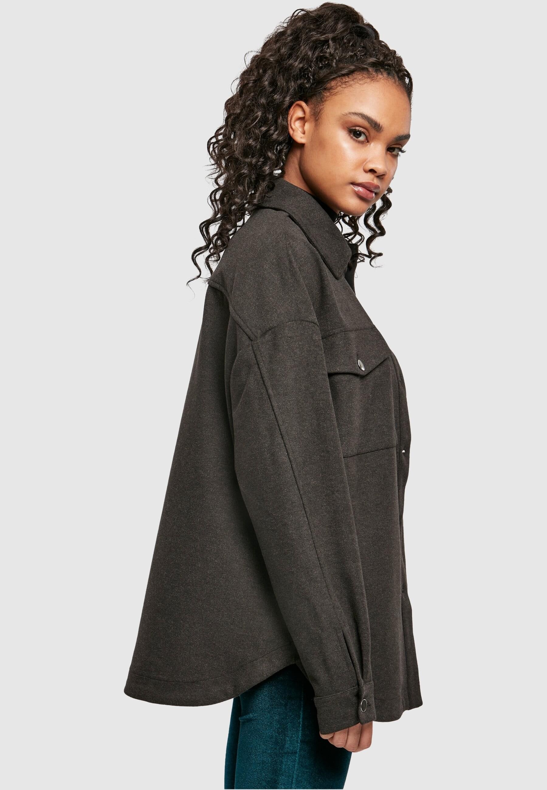 URBAN CLASSICS Hemdbluse »Urban Classics Damen Ladies Classic Overshirt«