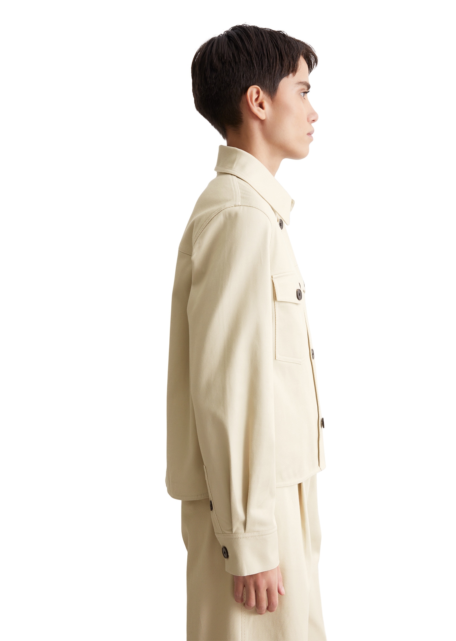 Marc O'Polo Kurzjacke »aus Organic-Cotton-Lyocell-Mix«, ohne Kapuze