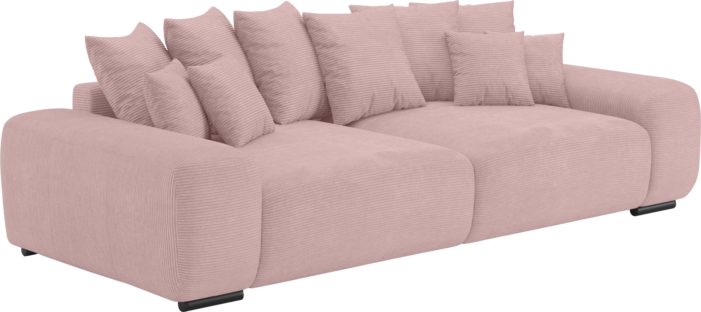 Home affaire Big-Sofa "Sundance, B/T 302/137 cm", Dauerschläfer mit Hygiene-Topper und Transporttasche