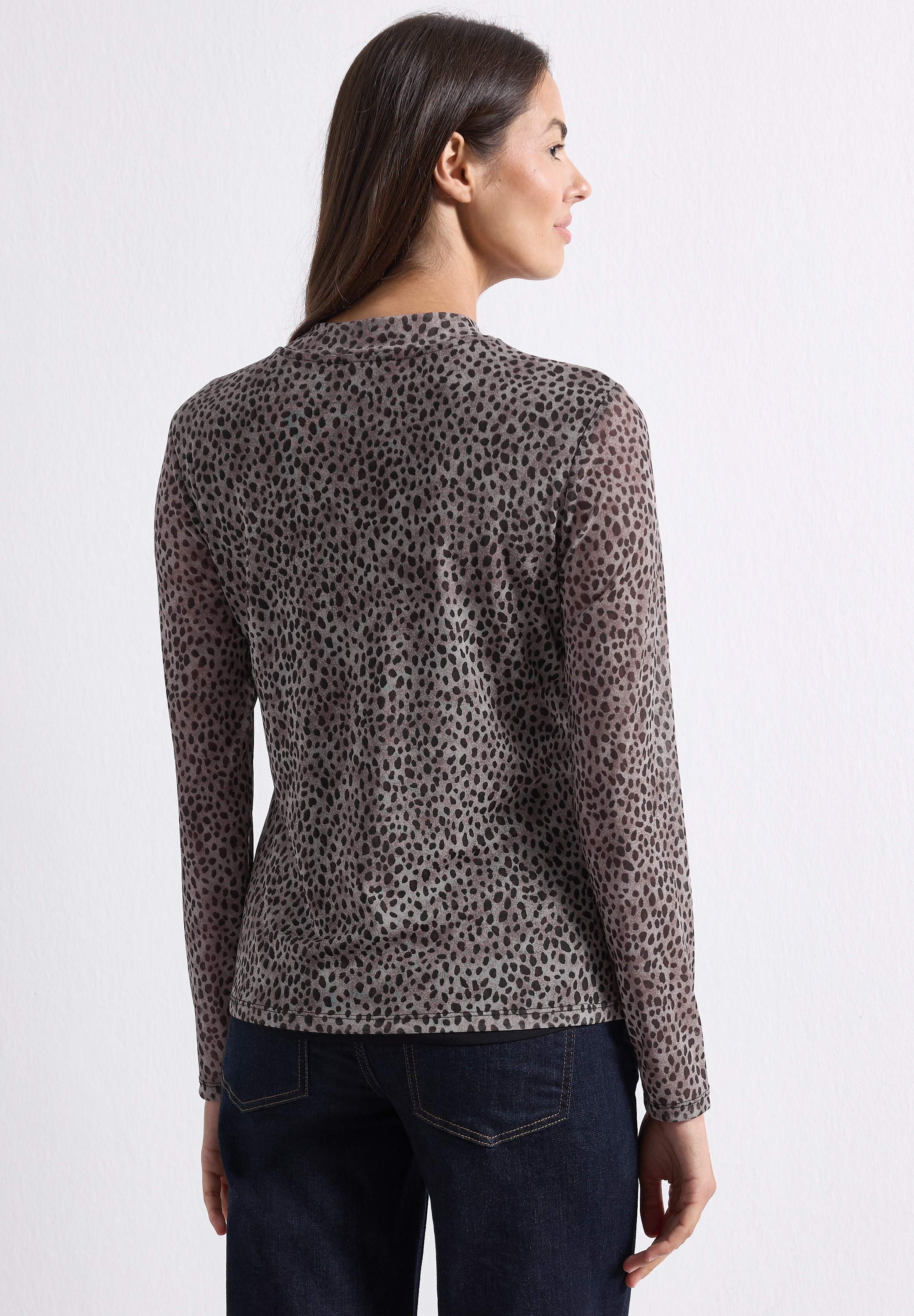 STREET ONE Langarmshirt mit Muster