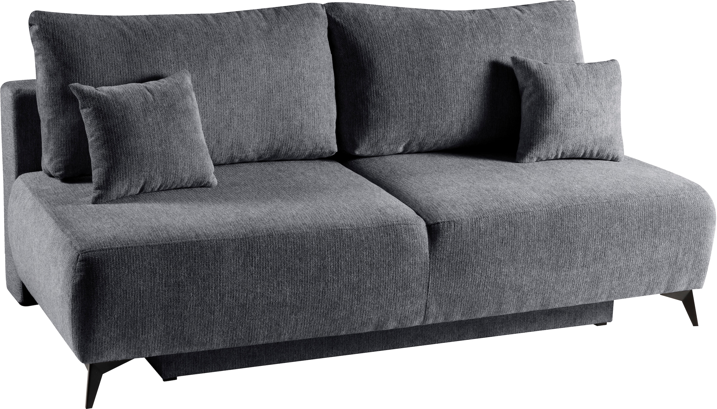 WERK2 Schlafsofa »Valerie mit Komfortsitz- und Liegehöhe, Breite 200cm,«, bequemes 2-Sitzer Schlafcouch mit Bettkasten