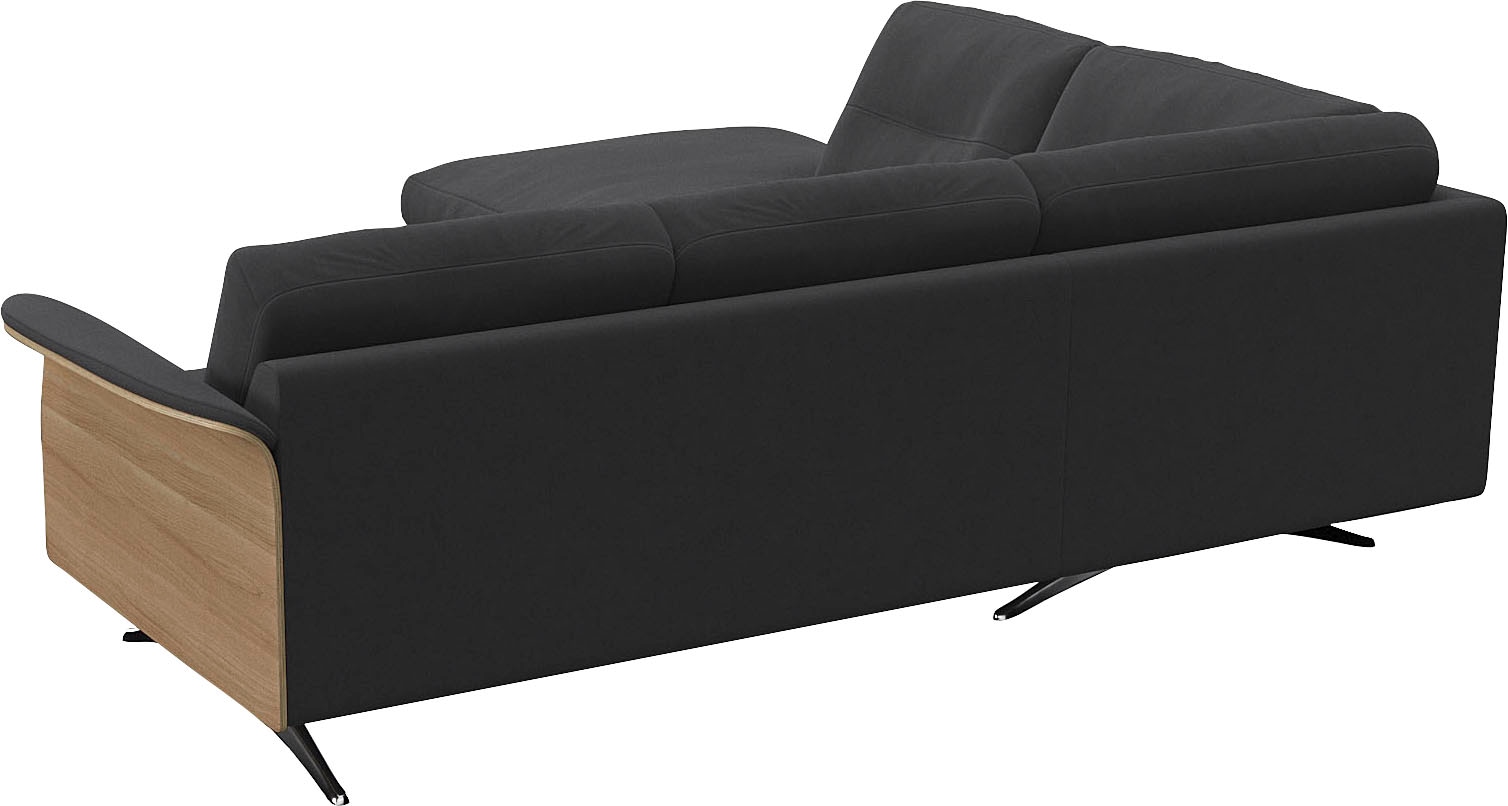 FLEXLUX Ecksofa "Glow, super bequem durch hochwertigem Sitzaufbau mit Feder günstig online kaufen