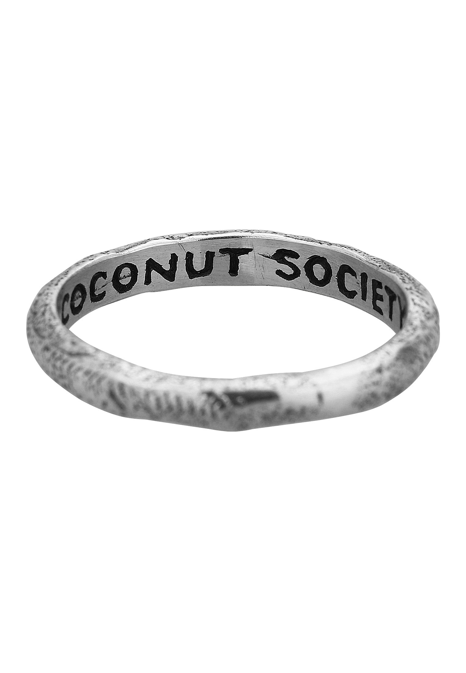 HAZE & GLORY Silberring »Ring Coconut Society Stacking 925 Silber«