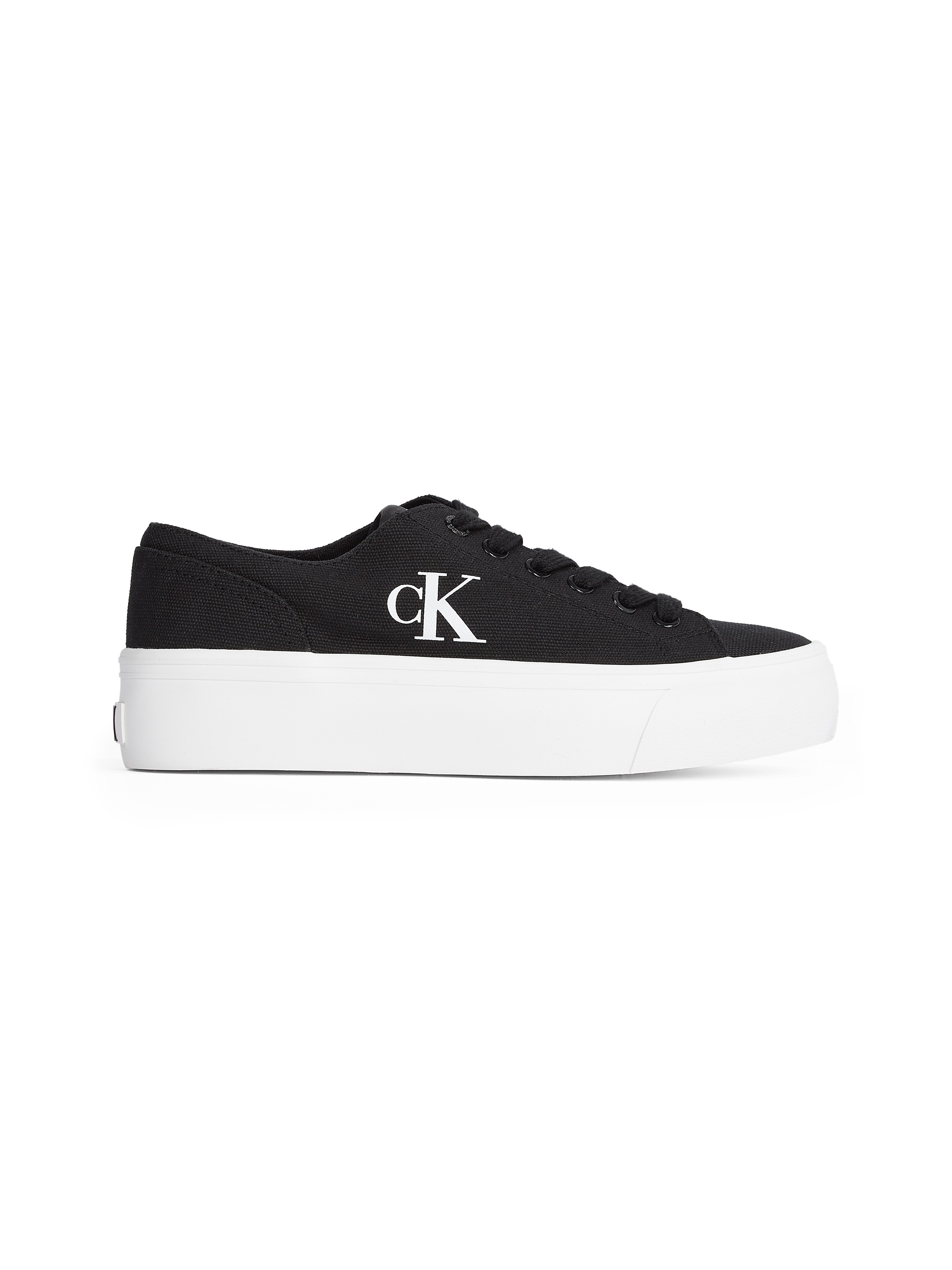 Thumbnail - Calvin Klein Jeans Plateausneaker "VULC FLATFORM LOW CV MG" Schnürschuh, Freizeitschuh, Halbschuh mit seitlichem Logo