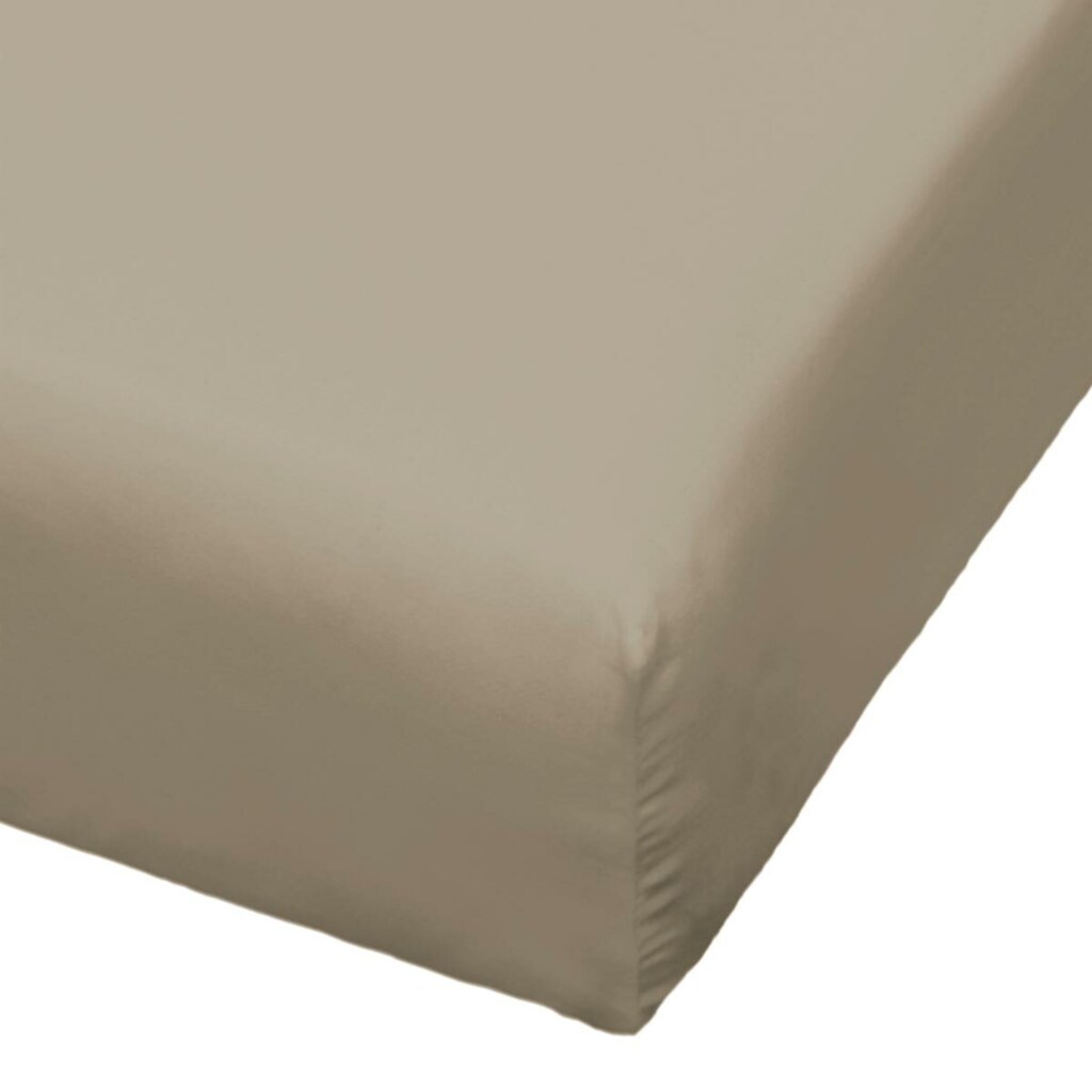 TRAUMSCHLAF Spannbettlaken »Zwirn Jersey Premium«, schwere Qualität für Matratzen bis 40 cm Höhe