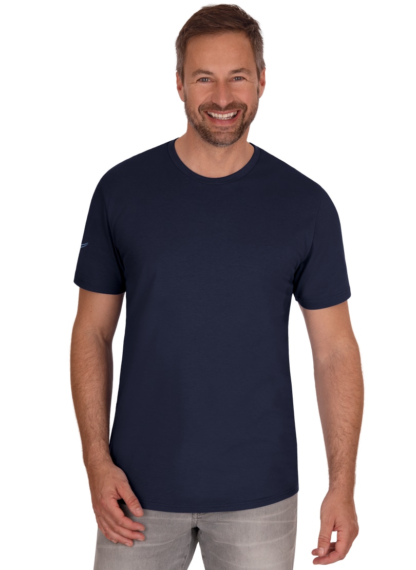 Trigema T-Shirt »TRIGEMA T-Shirt aus 100% Biobaumwolle«, (1 tlg.)