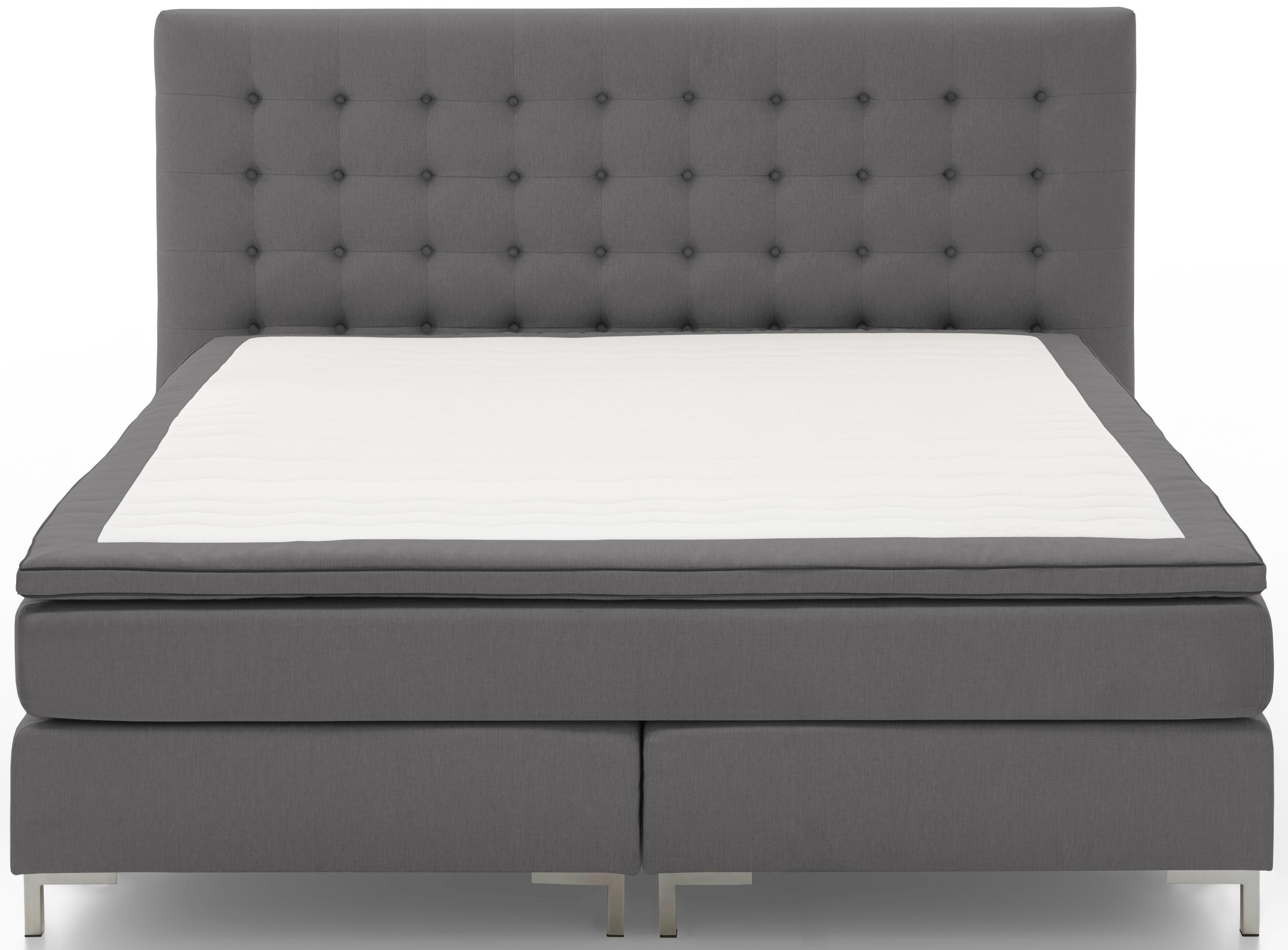 ATLANTIC home collection Boxspringbett Anni, mit Federkernmatratze und Topper