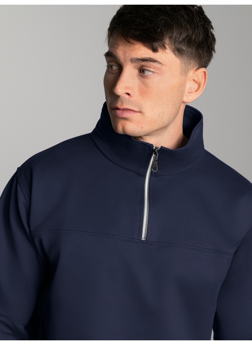 Trigema Sweatshirt "TRIGEMA Sweatshirt mit Reißverschluss"