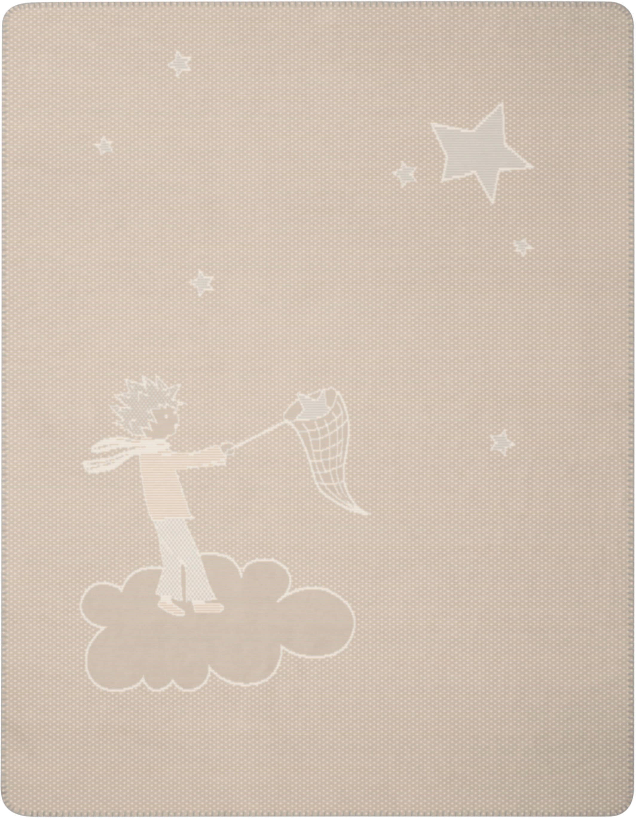 Biederlack Babydecke »Babydecke Little Prince«, Babydecke Little Prince, er kleine Prinz auf einer Wolke