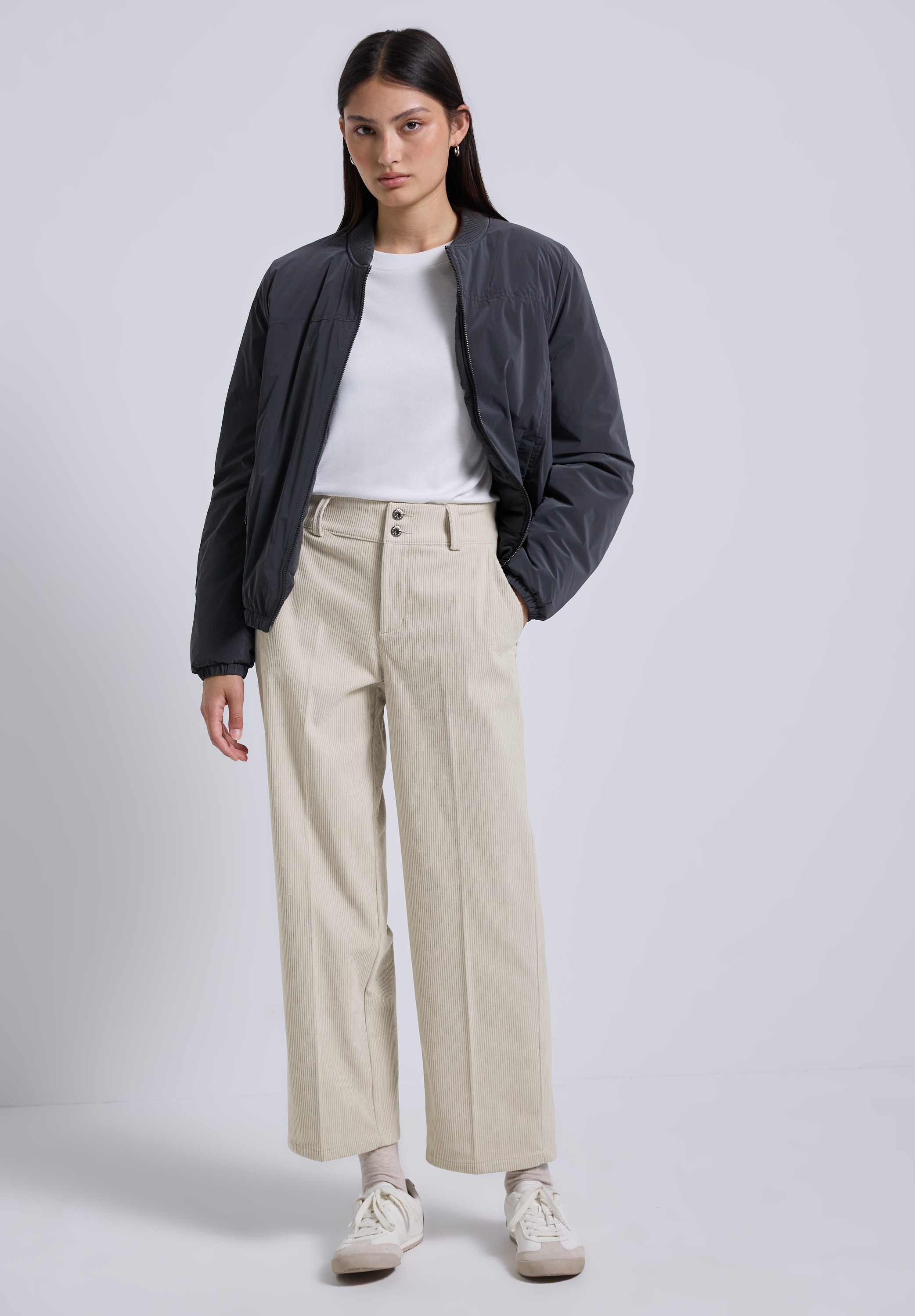 STREET ONE STUDIO Stoffhose, High Waist
