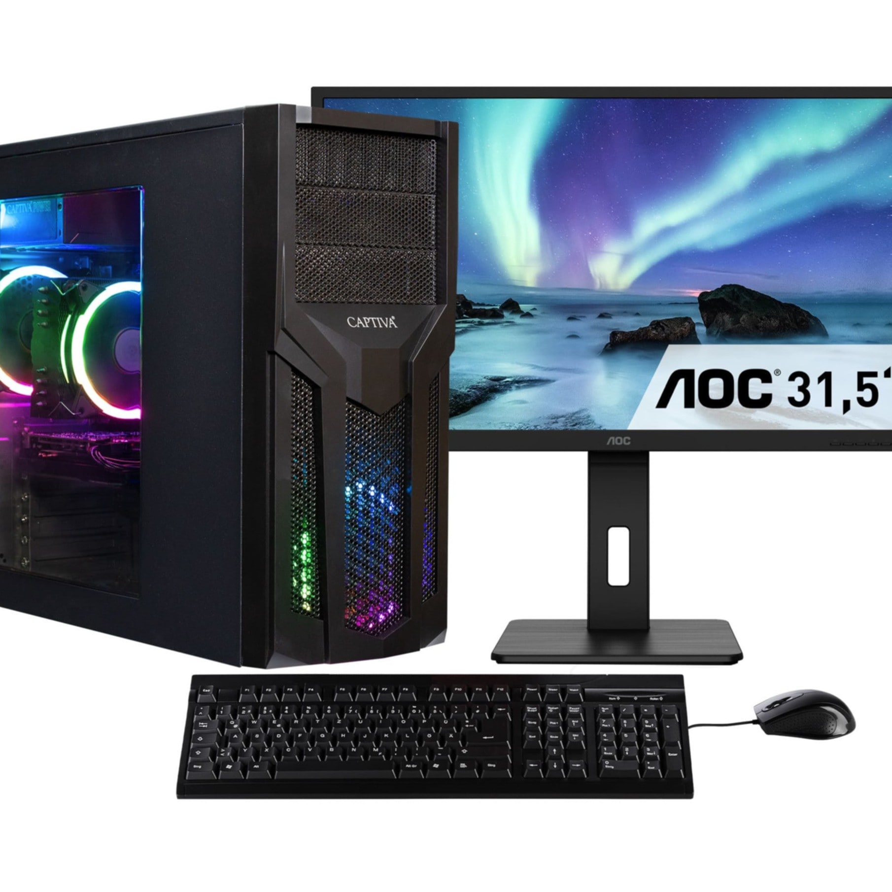 CAPTIVA »Power Starter R80-034 TFT Bundle« 80 ″ AMD Ryzen 5 AMD 32 GB RAM 1.000 GB SSD