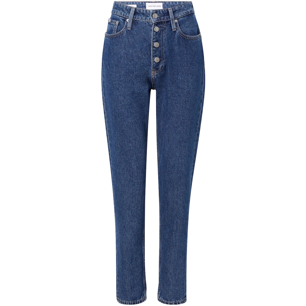 Calvin Klein Jeans Mom-Jeans, mit 4-Knopf-Form-Verschluss
