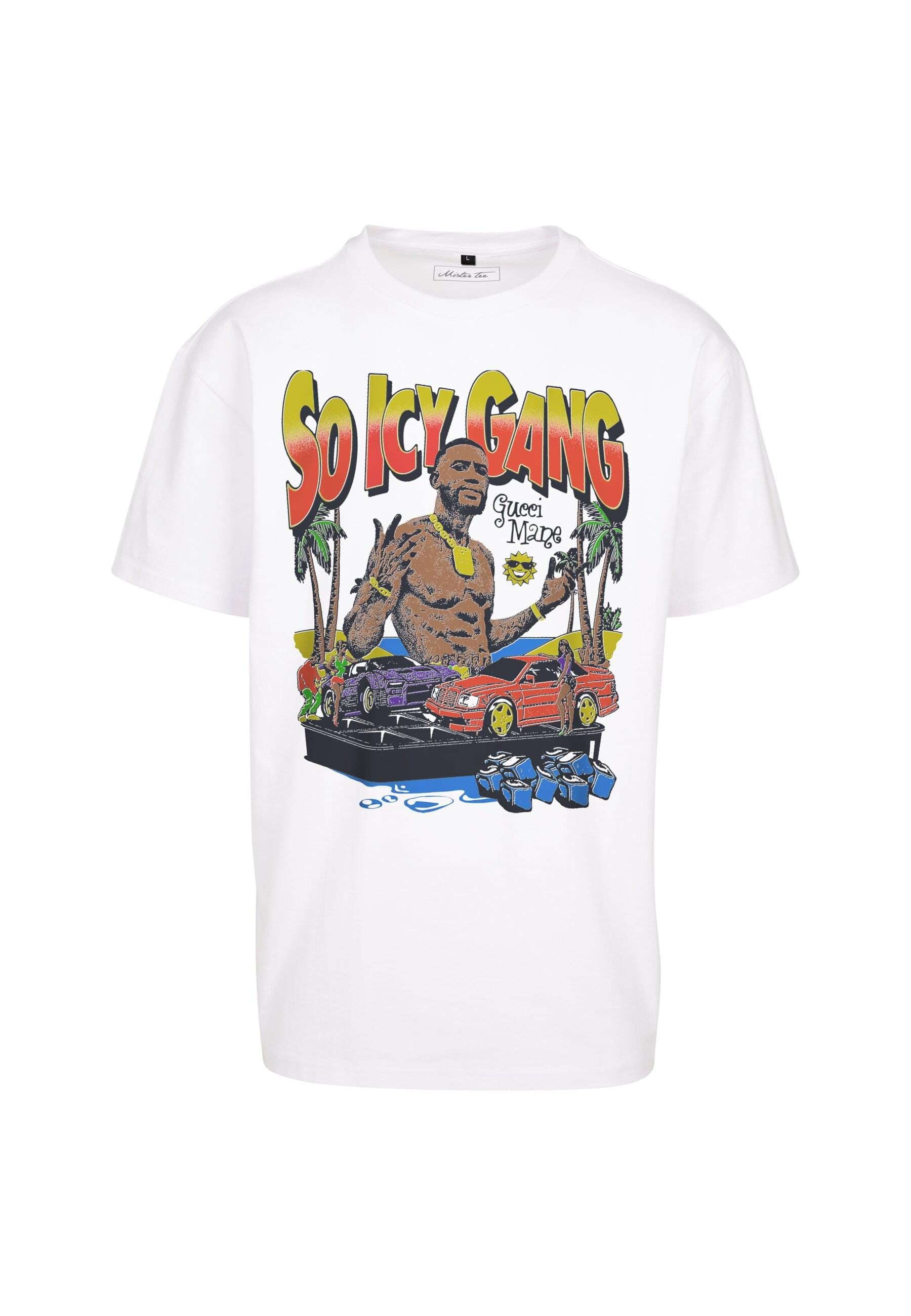 MisterTee T-Shirt "MisterTee Gucci Mane So Icy Oversize Tee" 1 Stk. tlg. günstig online kaufen