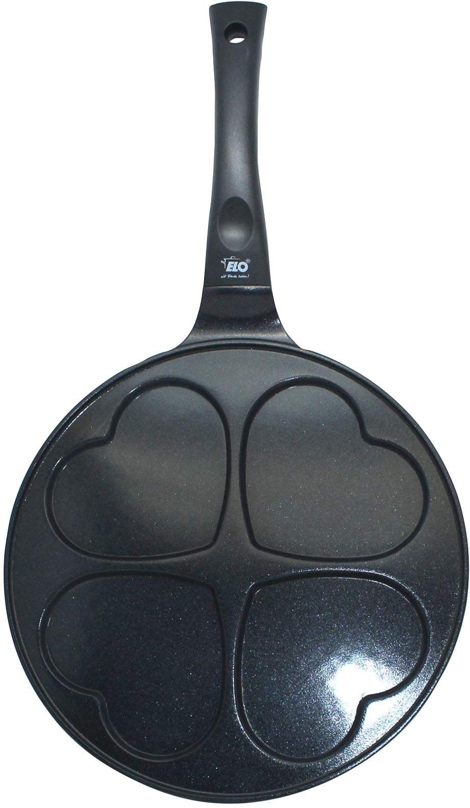 Elo Basic Crêpepfanne »Blini, Herzpfanne 26 cm« Aluminiumguss 1 Stk. tlg. für 4 Herz-Pfannkuchen
