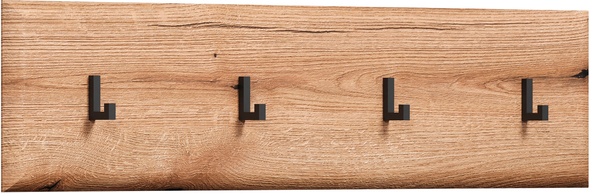 INOSIGN Wandboard »Graz«, (Packung, 1 St.), Maße (B/H/T in cm): (91/80/2) - Farbe: Weiß Hochglanz und Eiche