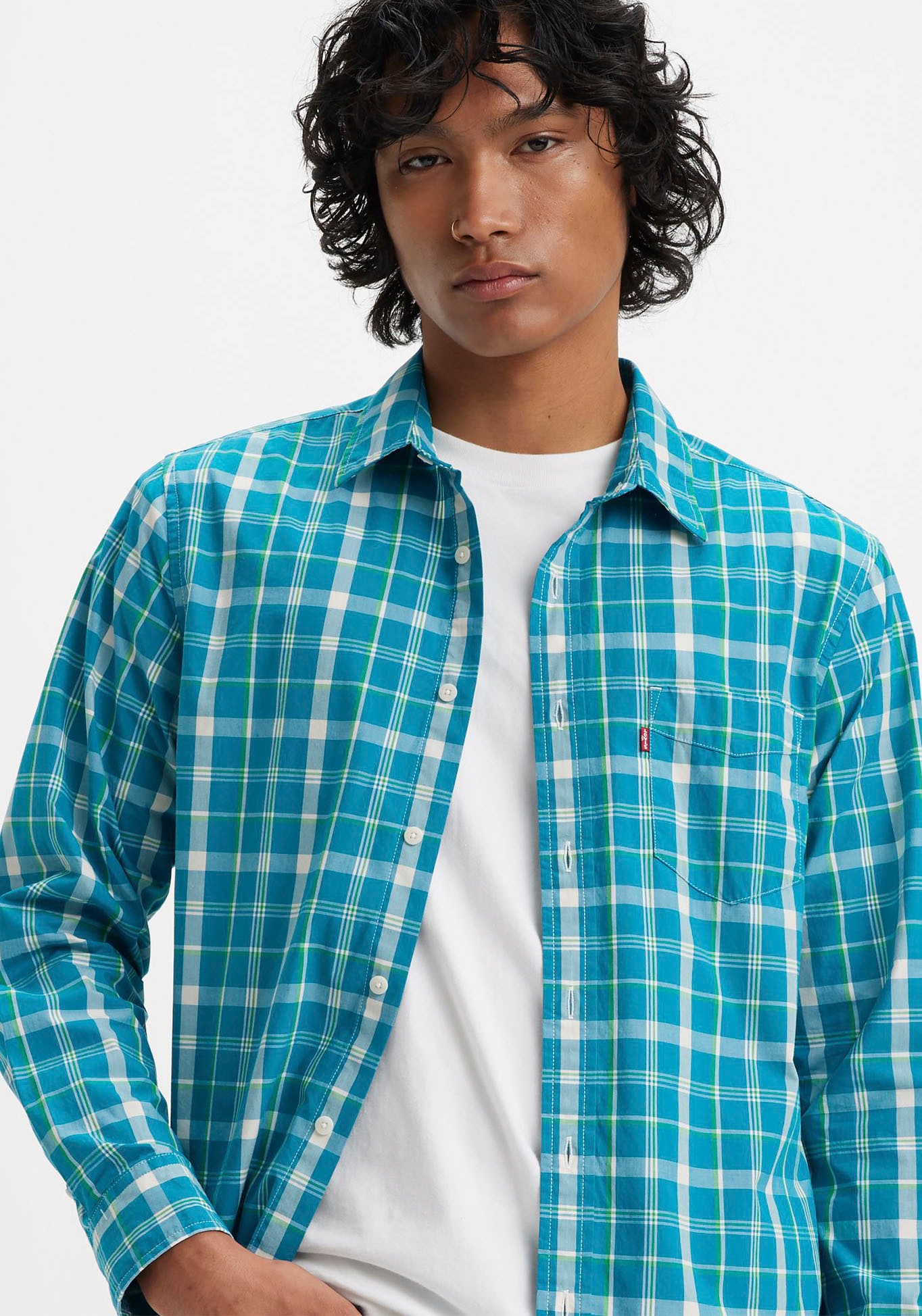 Levi's® Karohemd »SUNSET 1 POCKET STAND« mit Brusttasche