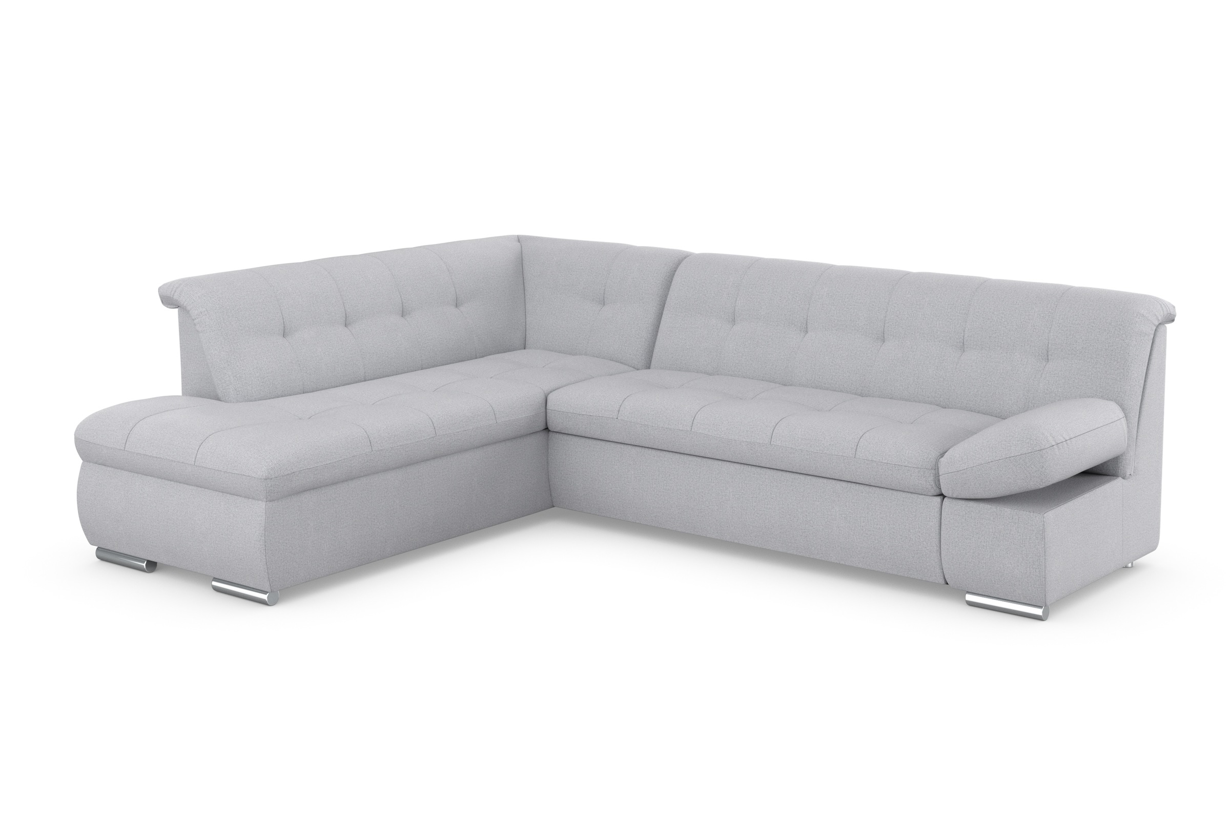 DOMO collection Ecksofa »Mona L-Form«, wahlweise mit Bett- und Armlehnfunktion