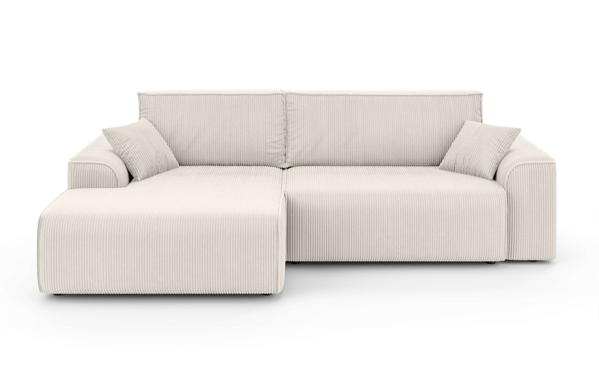 Home affaire Ecksofa "Santenay mit Bettfunktion und Bettkasten, Maße: B/T/H günstig online kaufen
