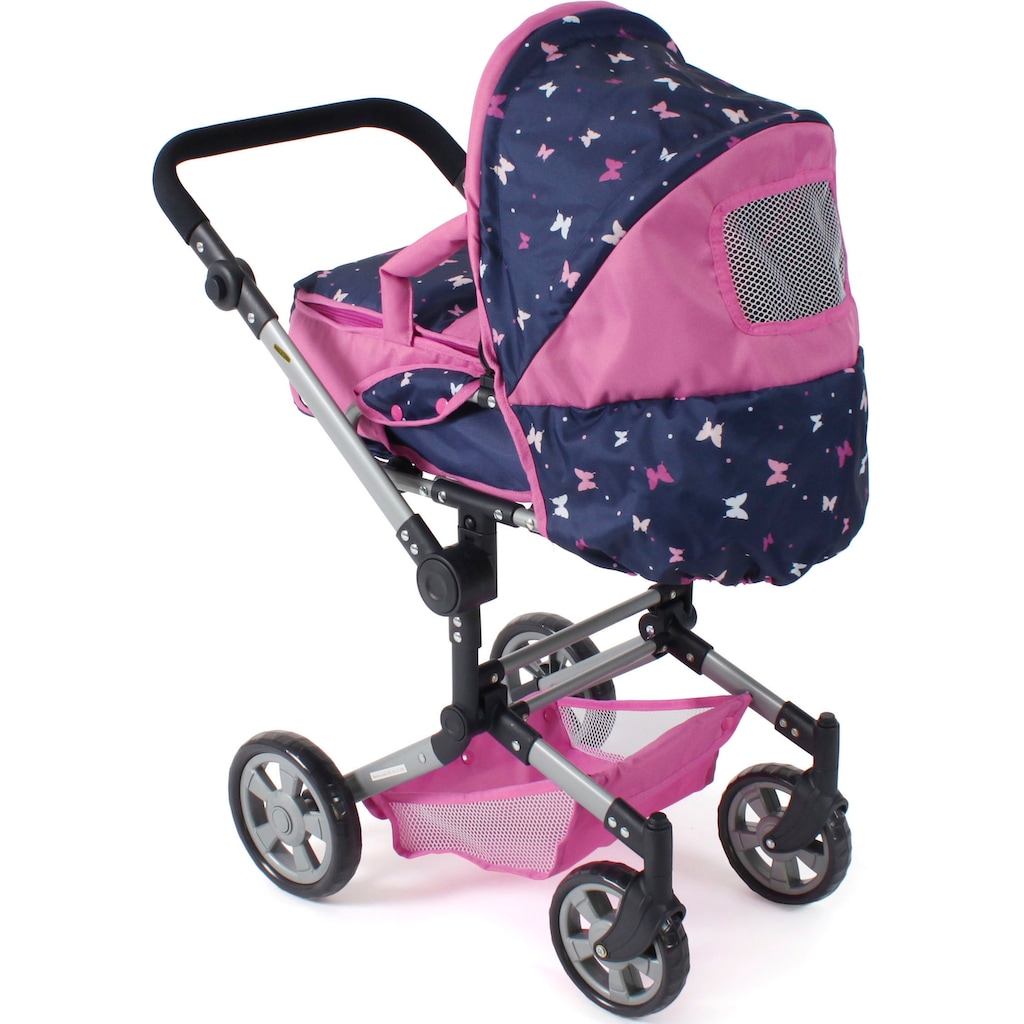 CHIC2000 Kombi-Puppenwagen »Jara, Butterfly, rosa«