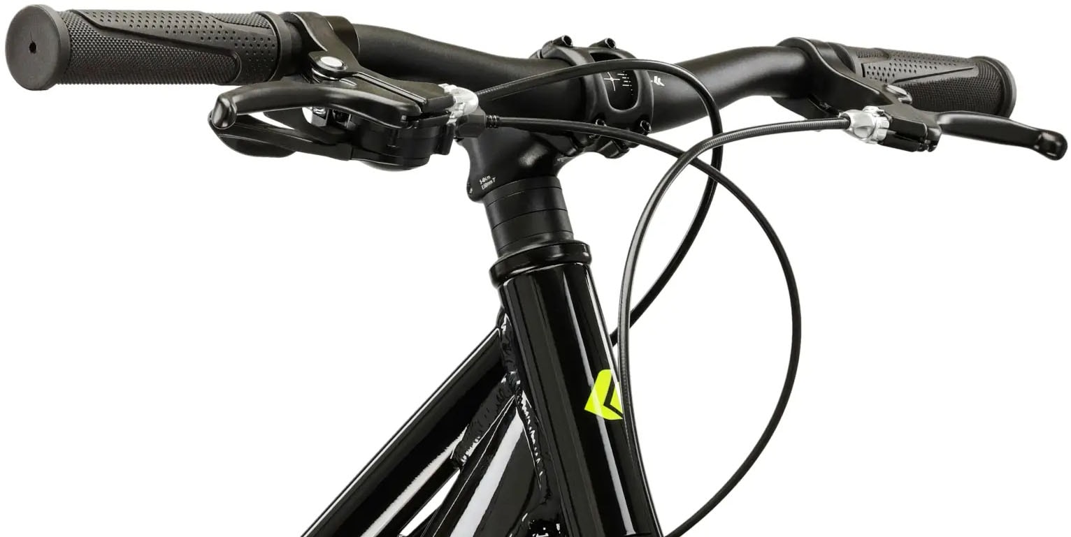 Kross Kinderfahrrad »KROSS Kinderad 24" Hexagon JR 1.0 Schwarz 8 Gänge 2026« 8 Gang Shimano TOURNEY TX800 Schaltwerk Kettenschaltung