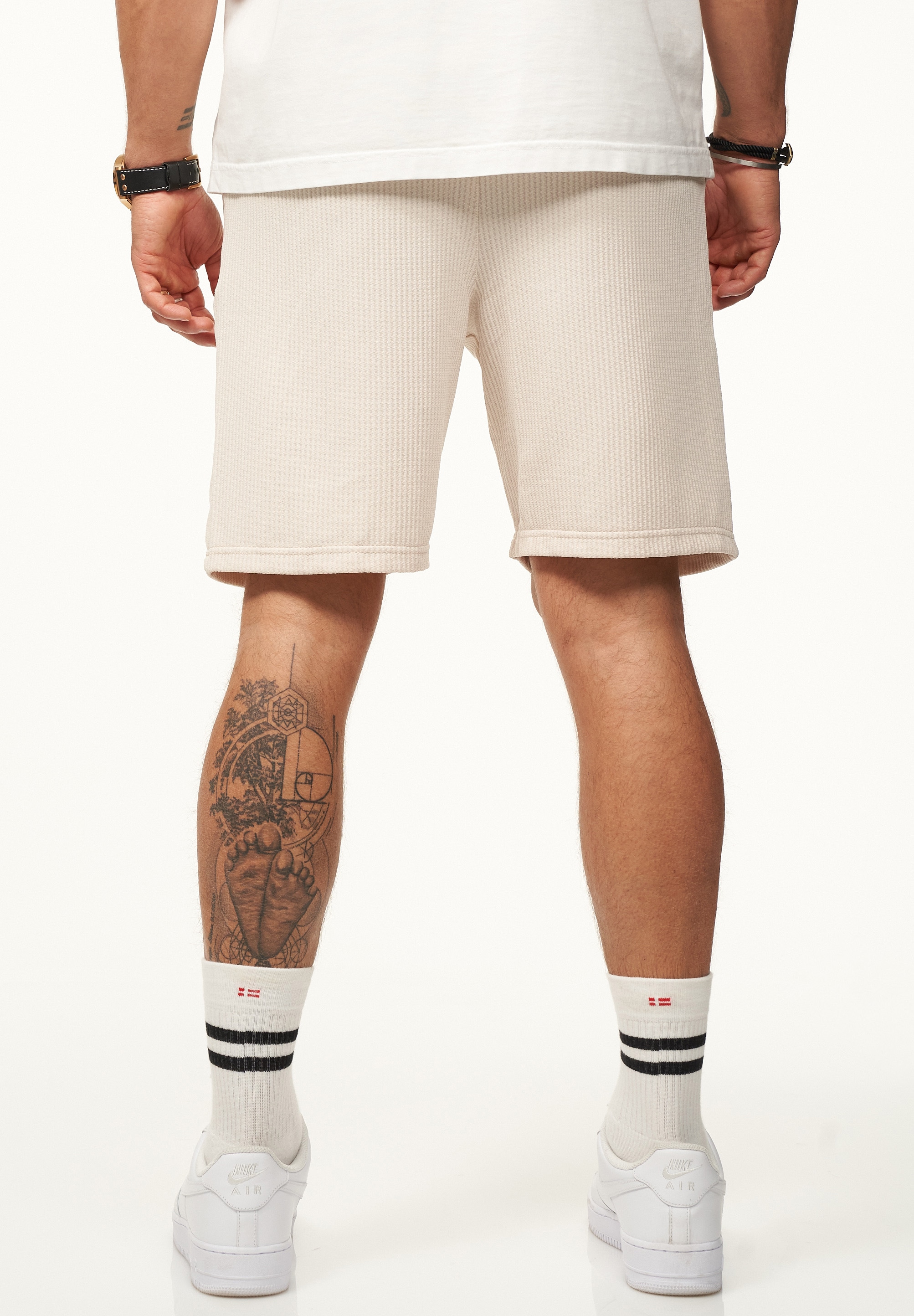 CARISMA Shorts »mit Rippstruktur als bequeme Sommershorts mit Gummibund für Herren«  Kurze Hose Sweatshorts mit Gummibund Bermuda Shorts im Regular-Fit