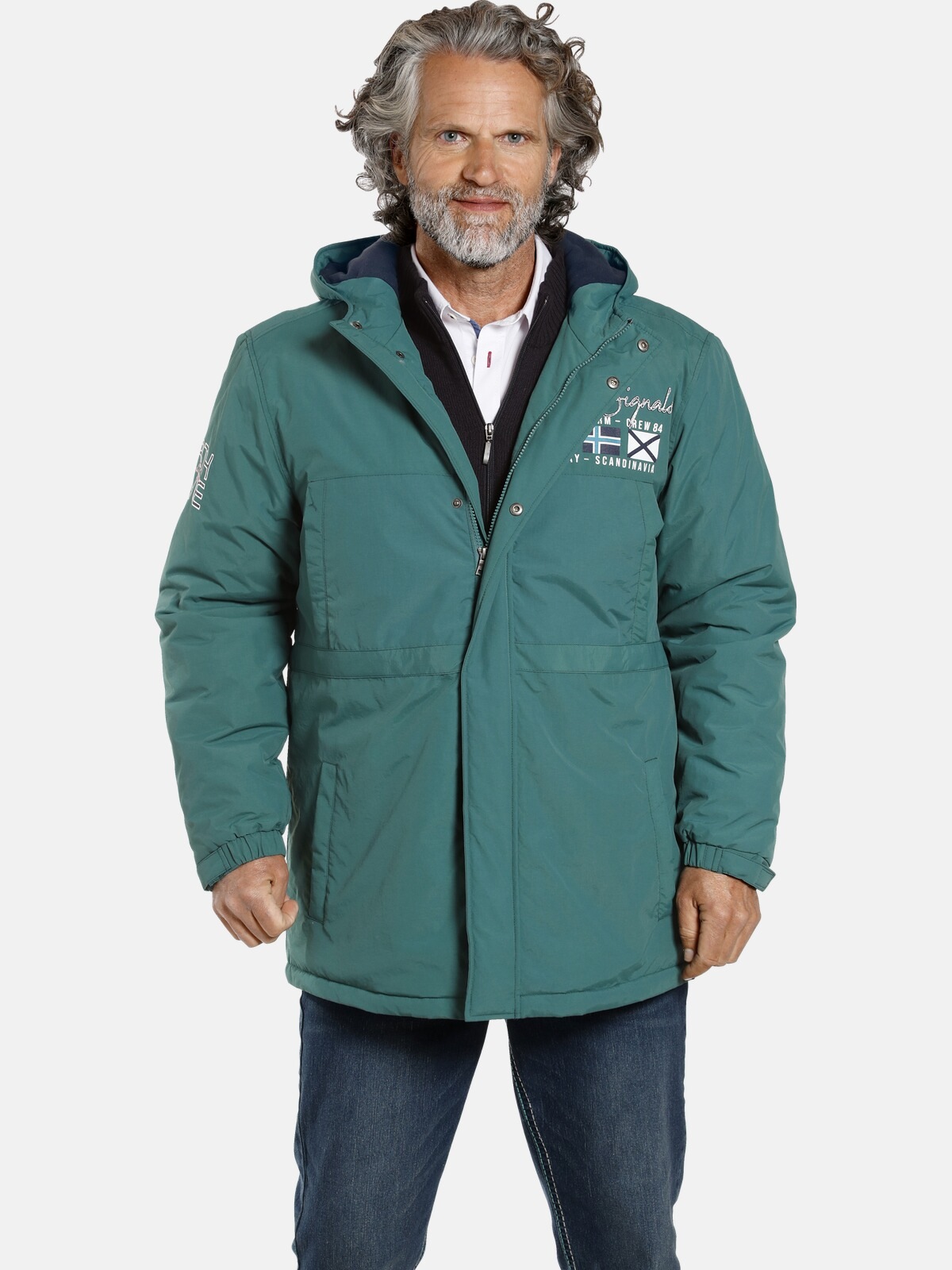 Jan Vanderstorm Outdoorjacke "Jacke EVIND", (1 St.), sportliche Winterjacke