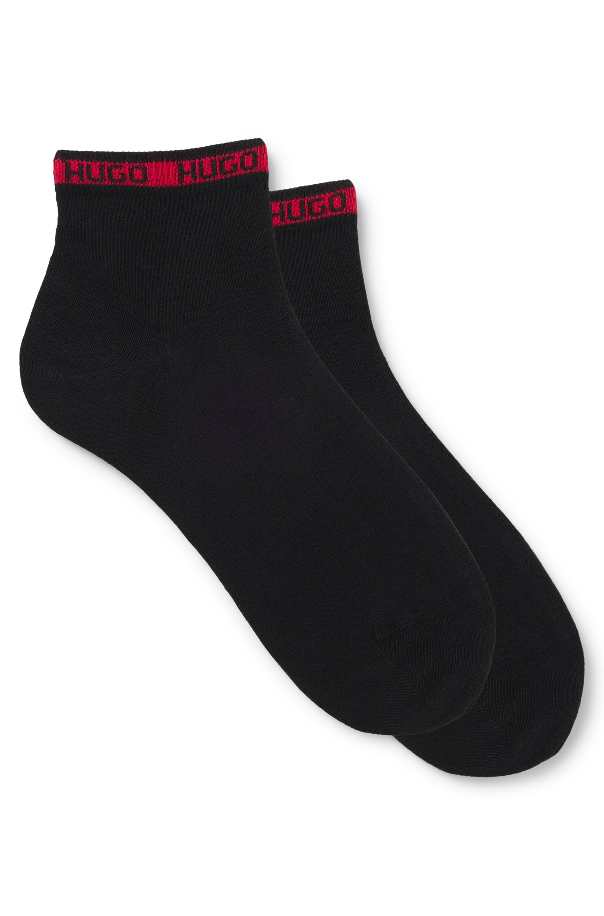 HUGO Underwear Freizeitsocken »2P SH TAPE CC 102«, (Packung, 2er-Pack), mit HUGO-Logoschriftzügen