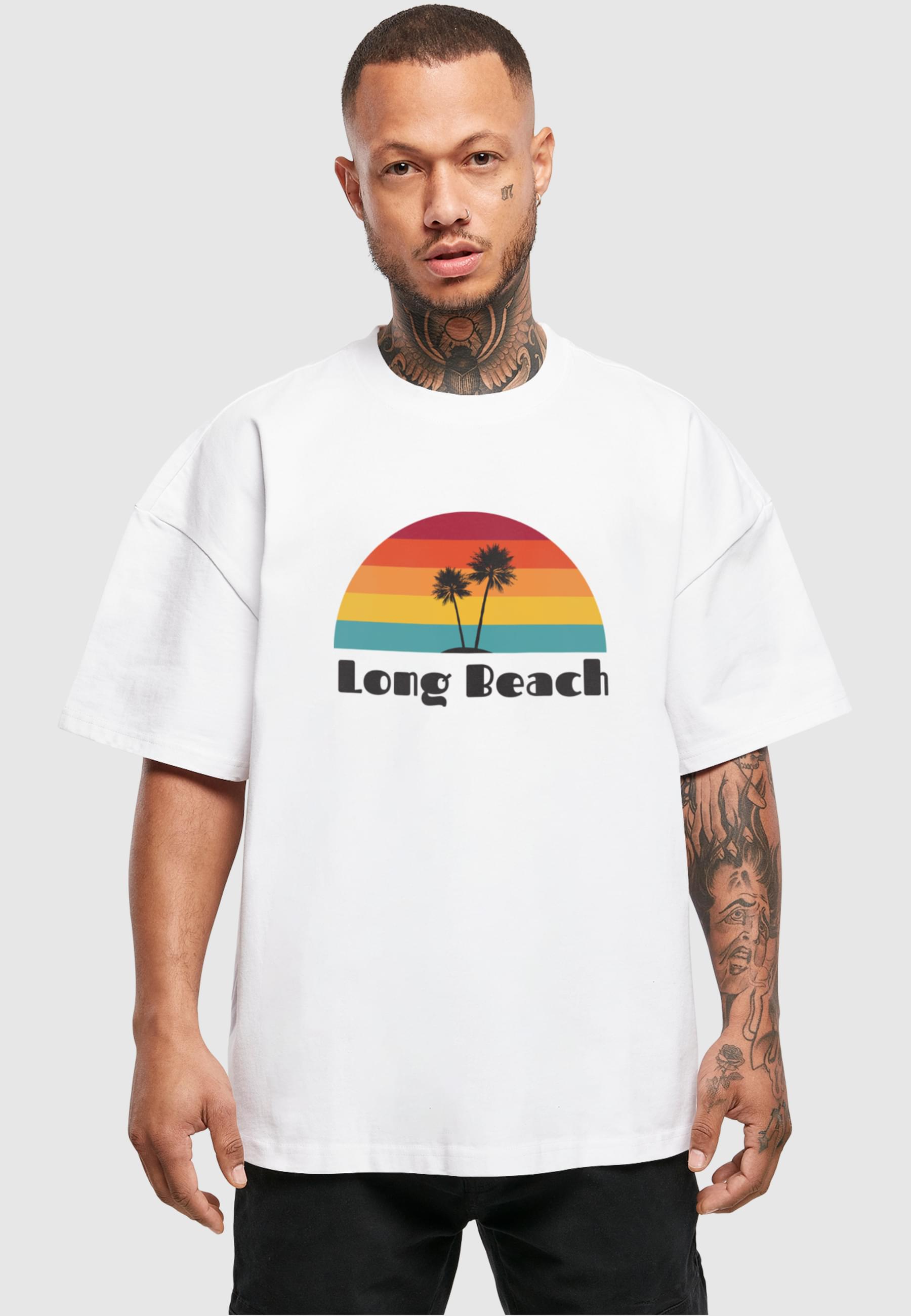 Thumbnail - Merchcode T-Shirt "Merchcode Herren Long Beach Ultra Heavy Cotton Box T-Shirt", (1 tlg.)