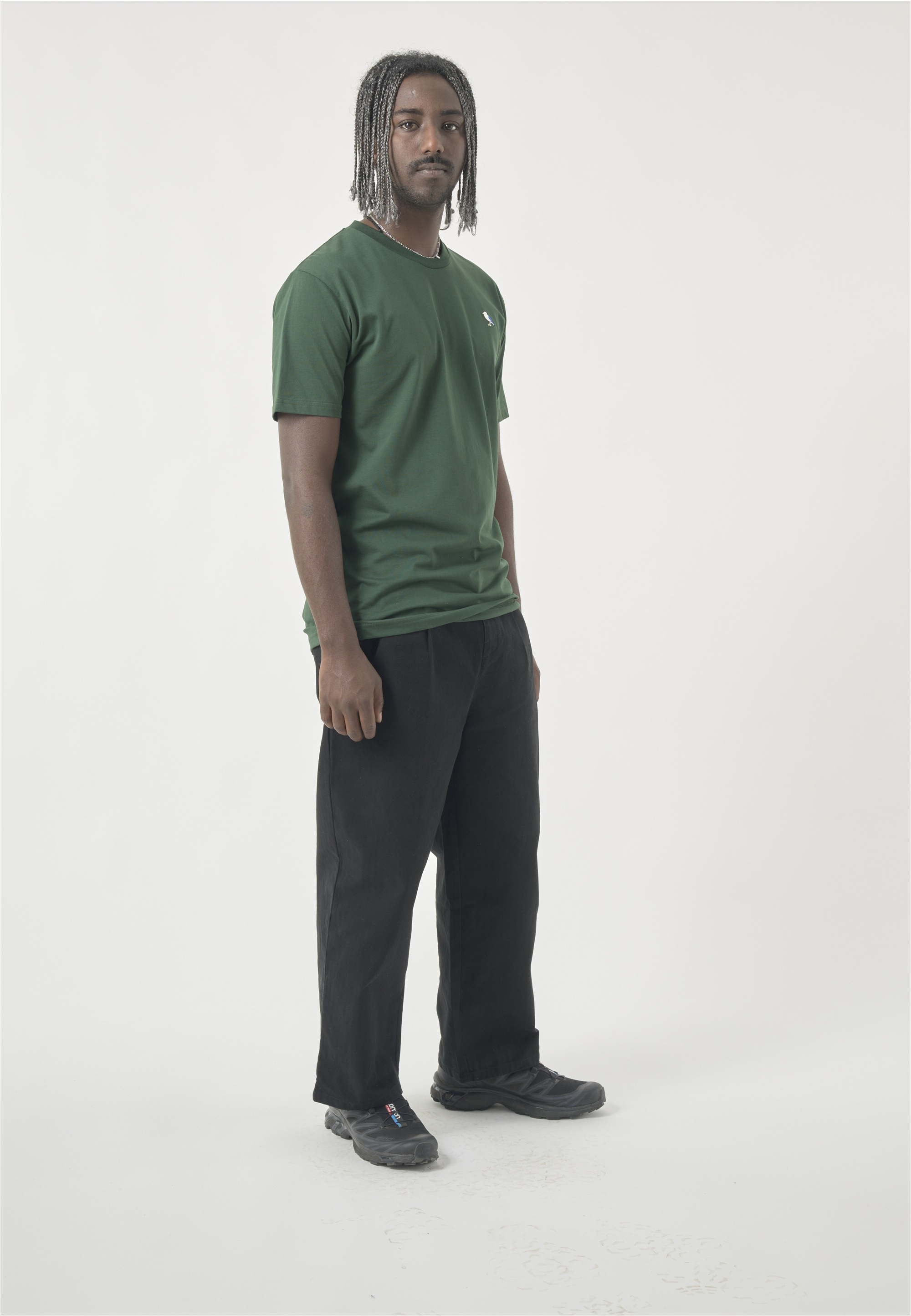 Cleptomanicx T-Shirt "Embro Gull" 1 Stk. mit Gull-Stickerei günstig online kaufen