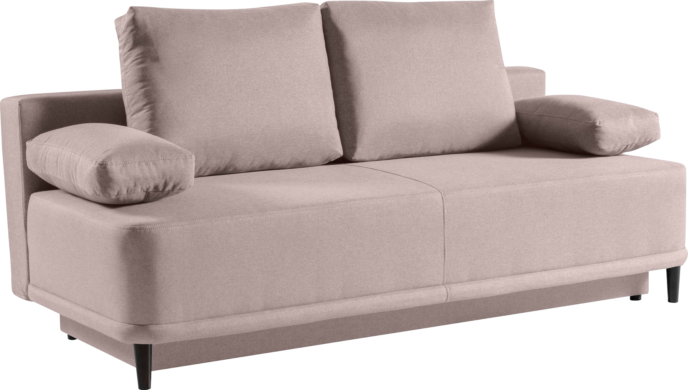 WERK2 Schlafsofa »Street«, 2-Sitzer Sofa und Schlafcouch mit Federkern &  Bettkasten kaufen | BAUR