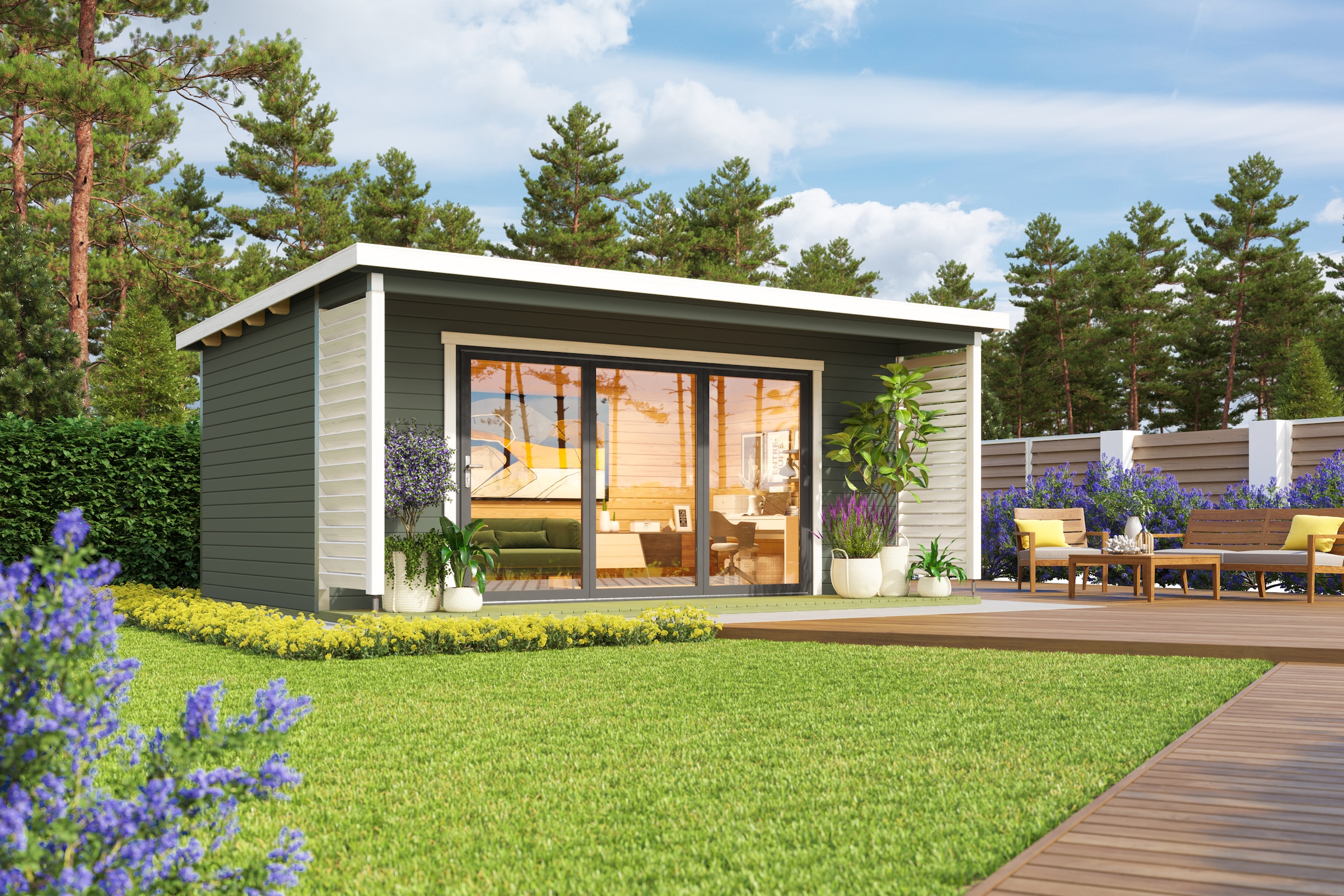 Nordic Holz Gartenhaus "LIVERPOOL 3" günstig online kaufen