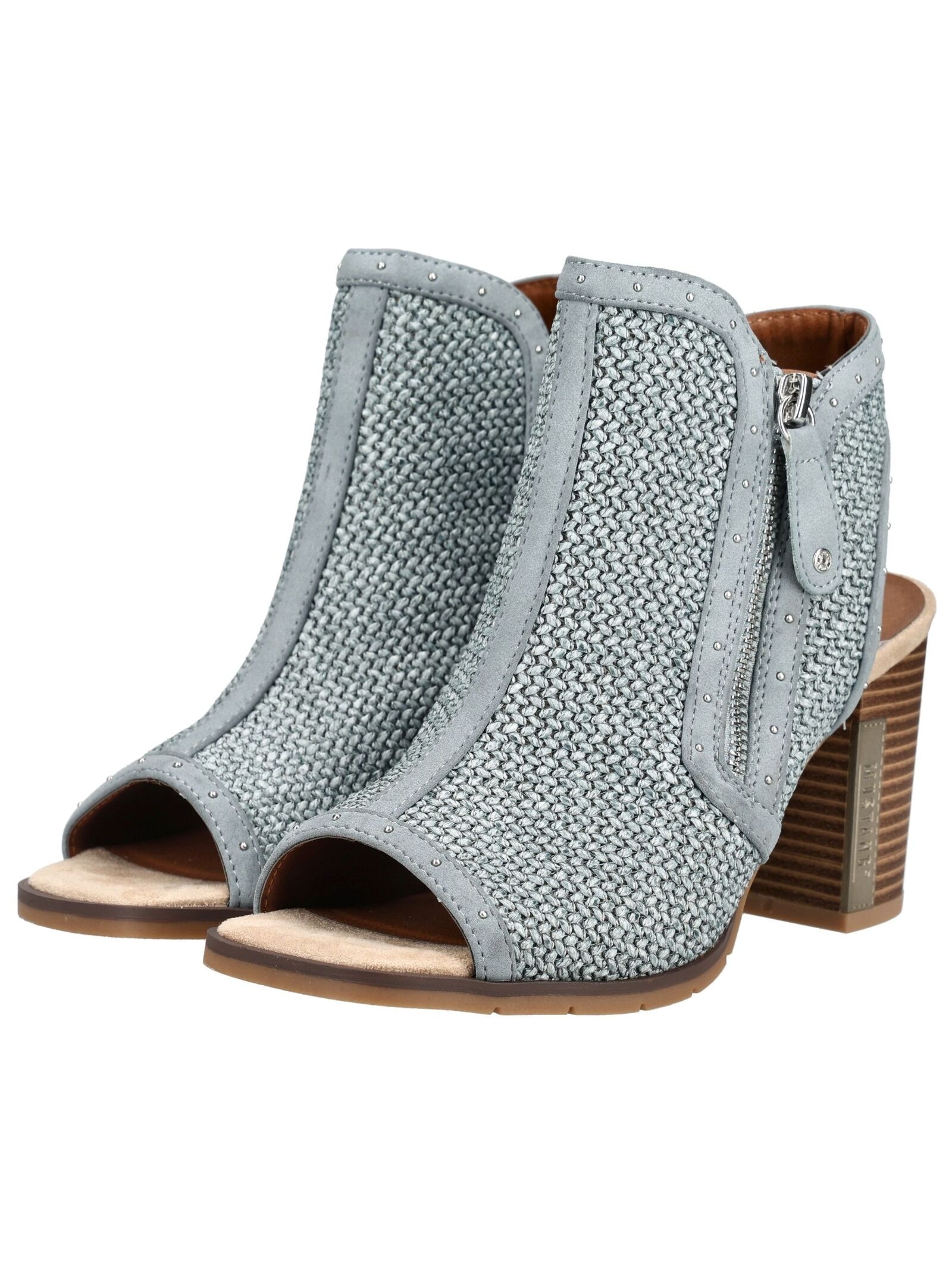 Mustang Shoes High-Heel-Sandalette »Mustang Shoes Sandalen Lederimitat/Textil«