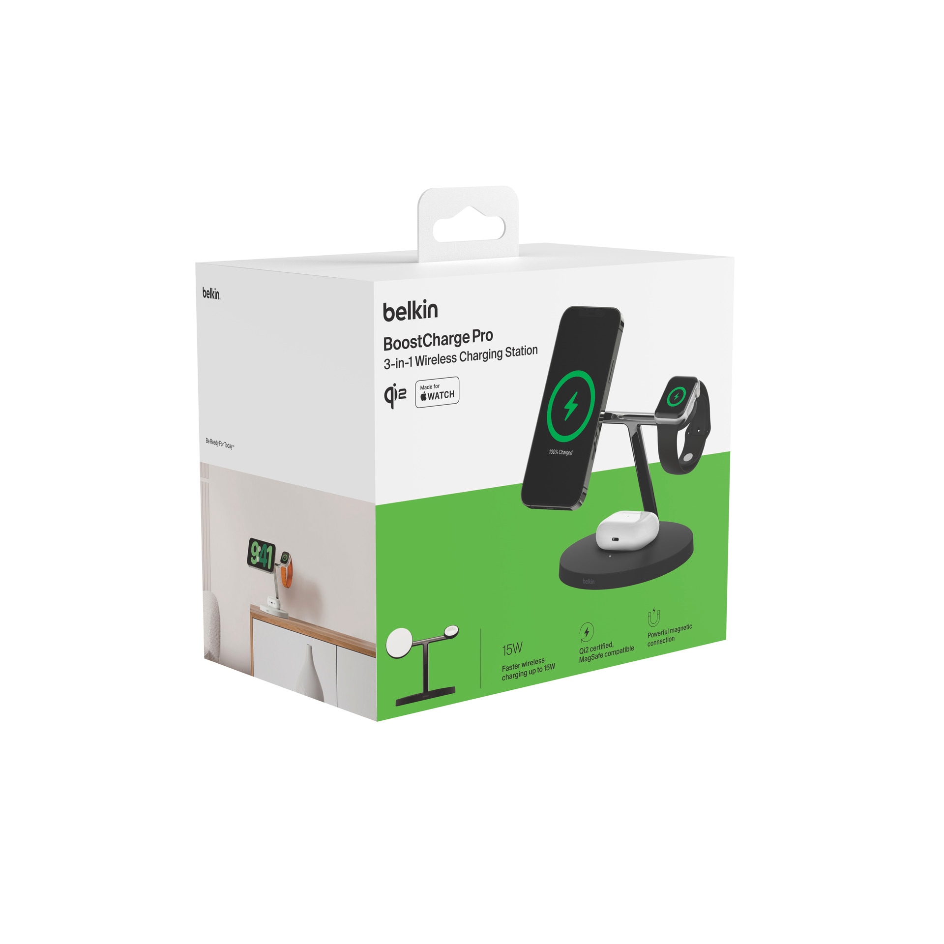 Belkin Wireless Charger »BoostCharge Pro Kabellose 3-in-1-Ladestation«
