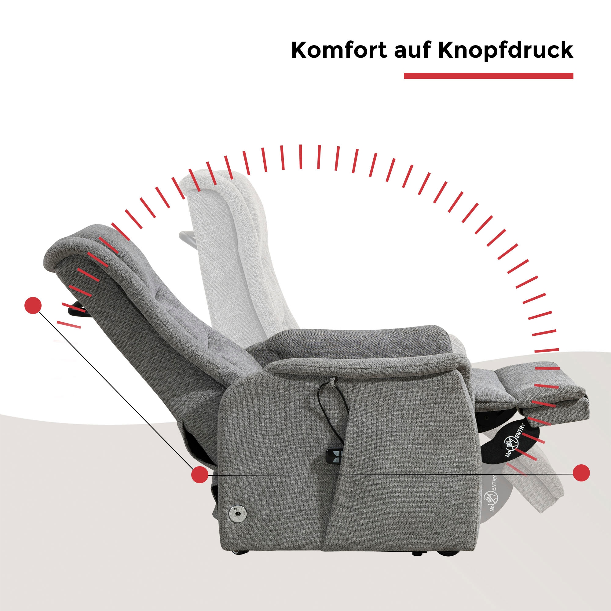 Duo Collection TV-Sessel »Parma 2« 1 Stk. tlg.