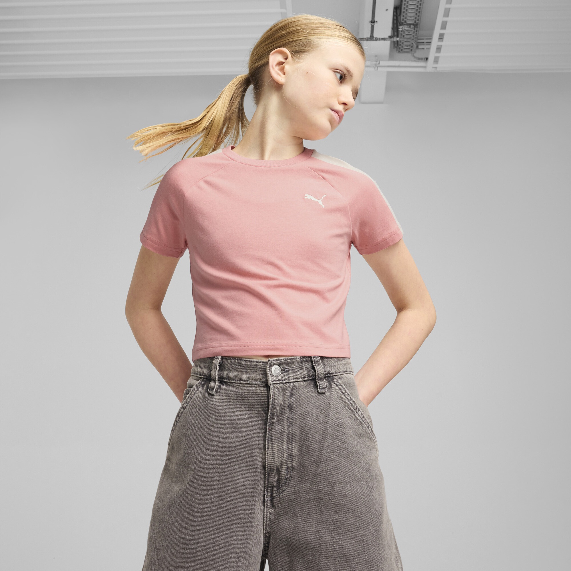 PUMA T-Shirt »T7 T-Shirt Mädchen«