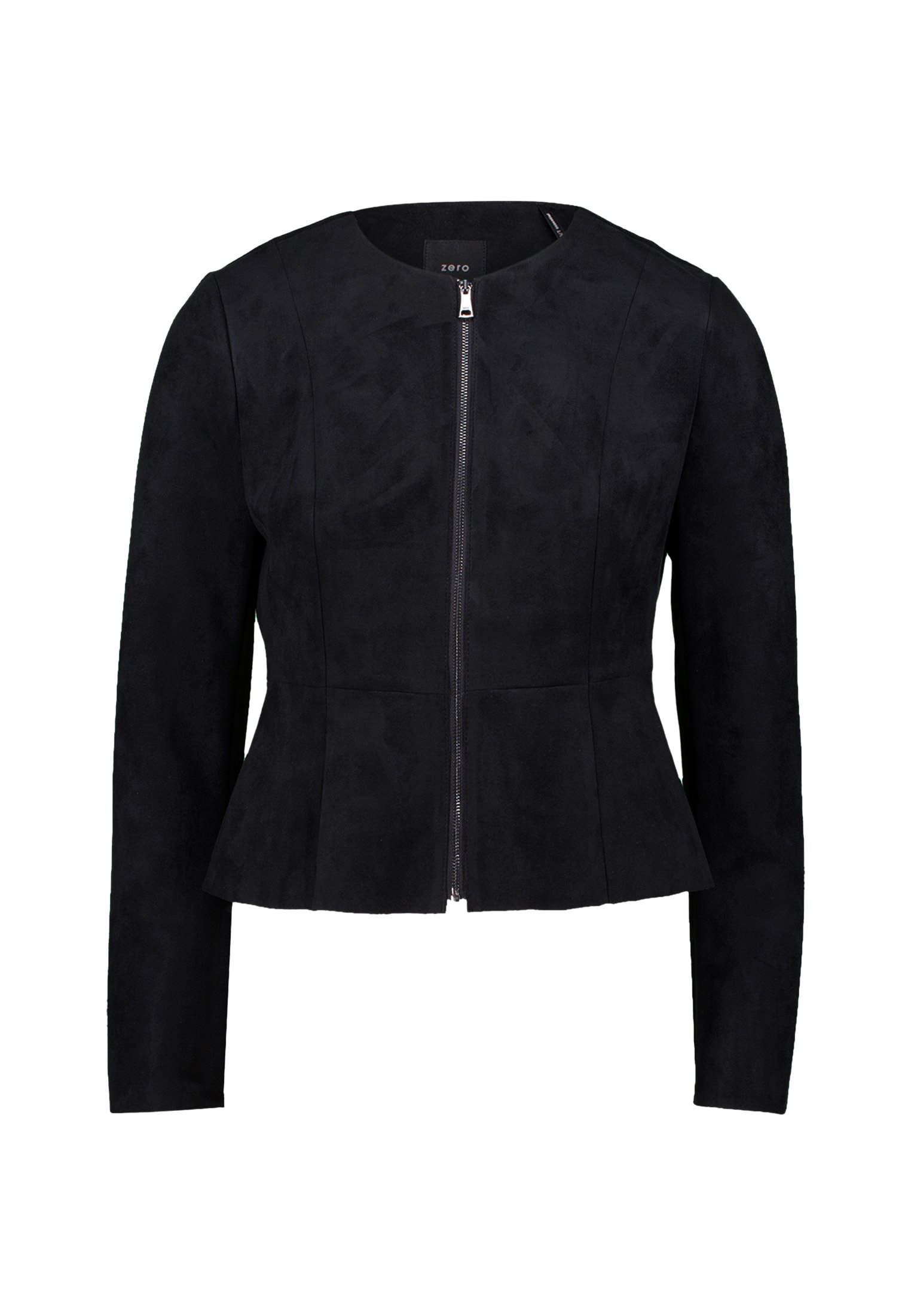 Zero Jackenblazer »zero Damen Blazer Wildlederoptik«, Plain/ohne Details