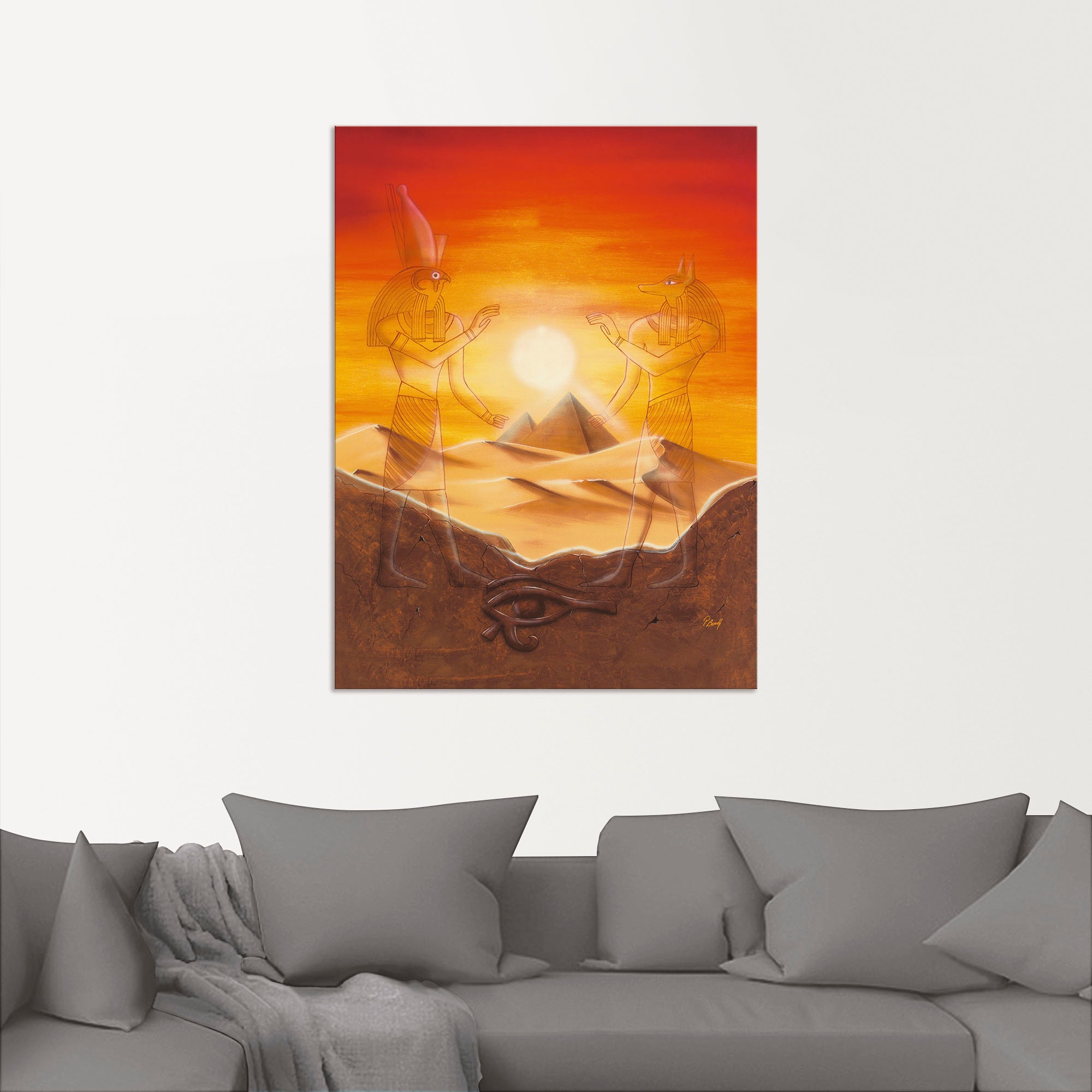 Artland Wandbild »Ägypten«, Afrika, (1 St.), als Alubild, Outdoorbild, Leinwandbild, Poster, Wandaufkleber