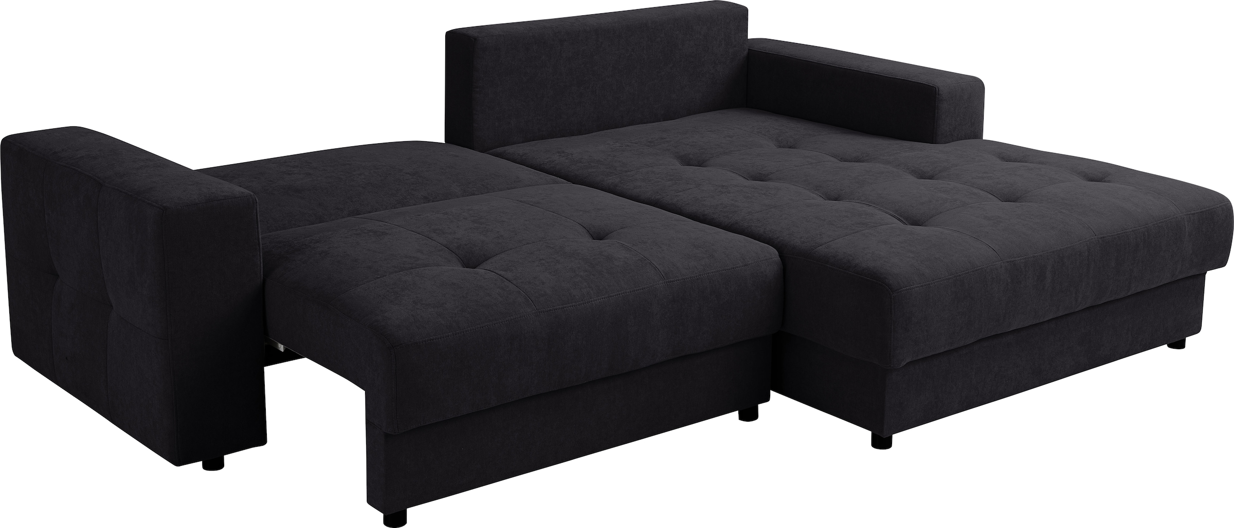WERK2 Ecksofa »Indiana inkl. Bettfunktion & Bettkasten, bequem, Breite 270cm, L-Form« Moderne, elegante Polsterecke, Komfortpolsterung und losen Kissen.