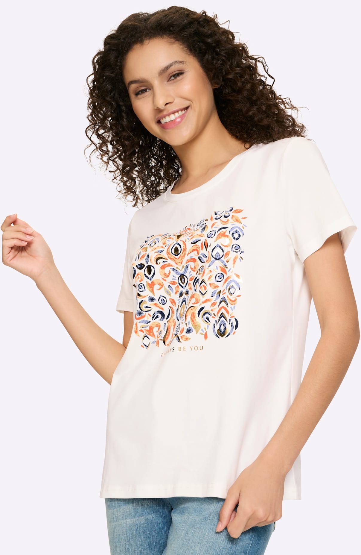 heine T-Shirt »Druck-Shirt« 1 tlg.